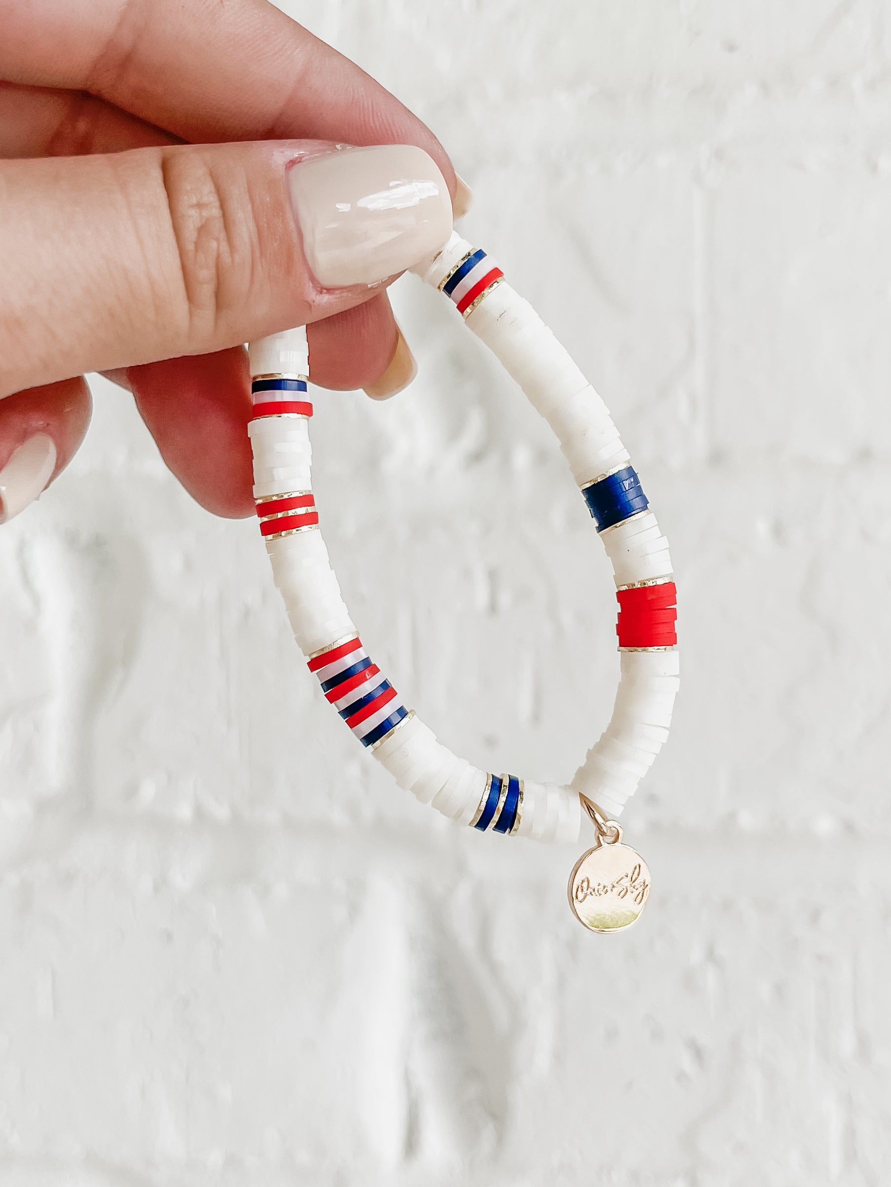4th of July Heishi Bracelet