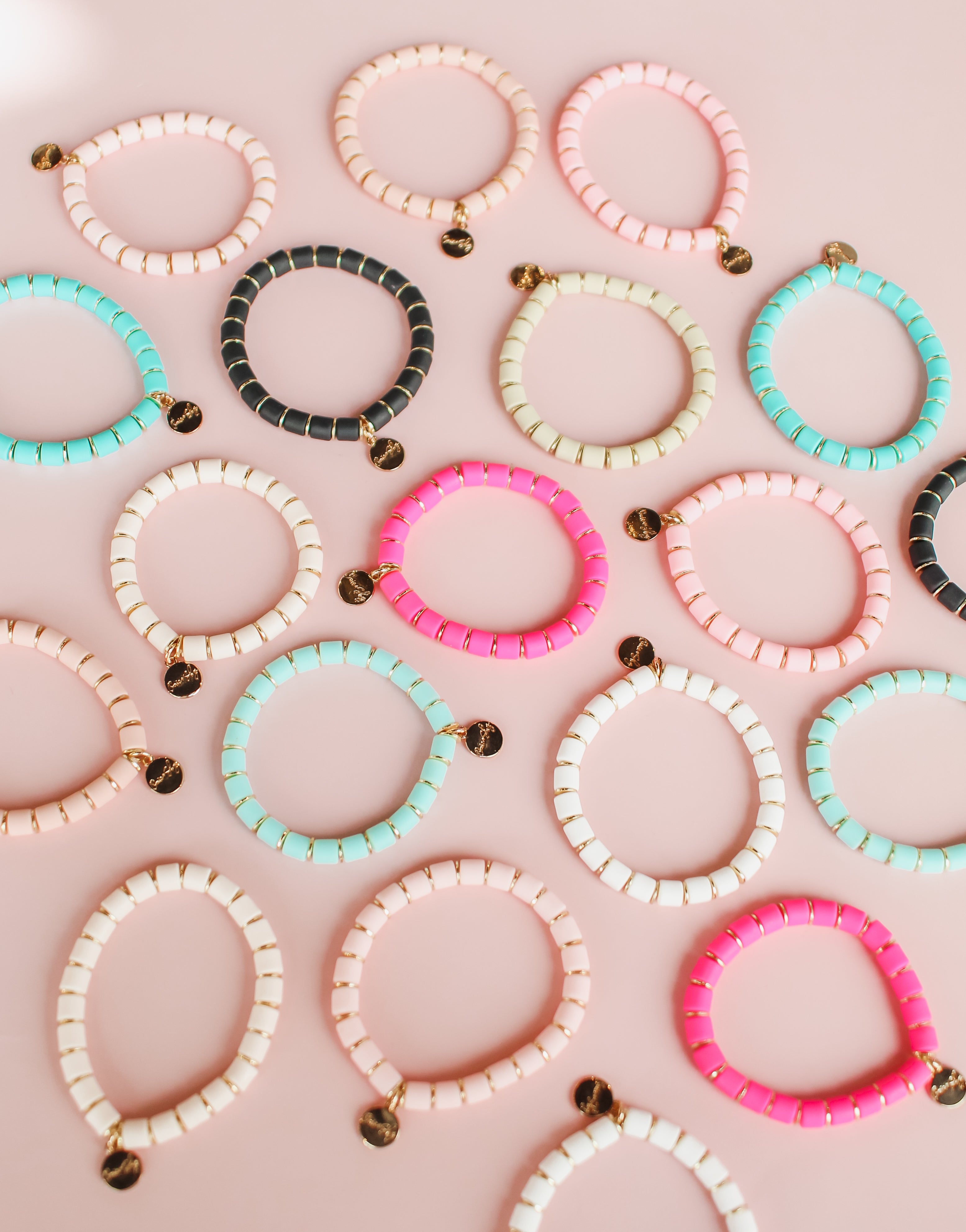 New! Wide Heishi Bracelet (Customizable)