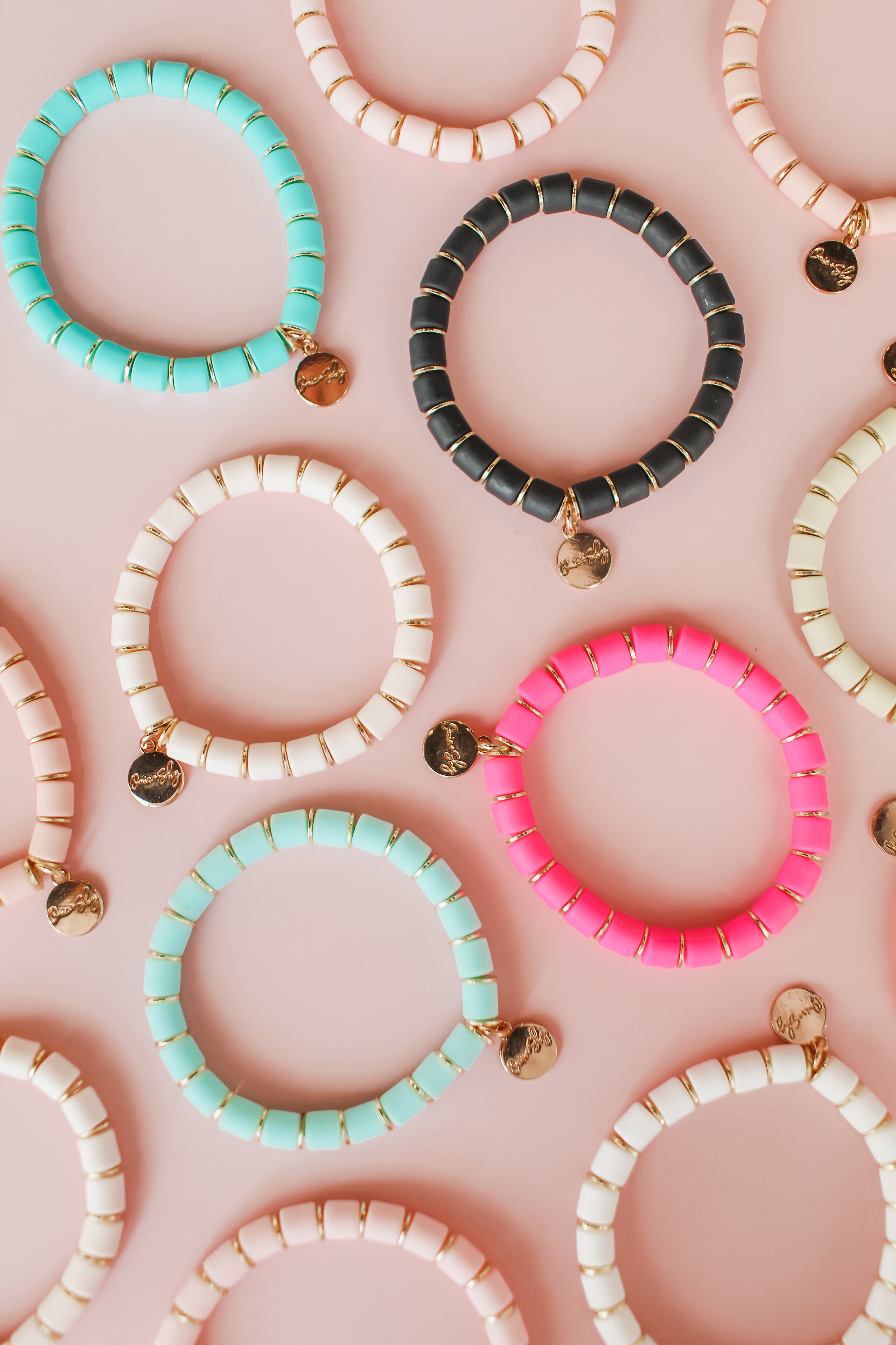 New! Wide Heishi Bracelet (Customizable)