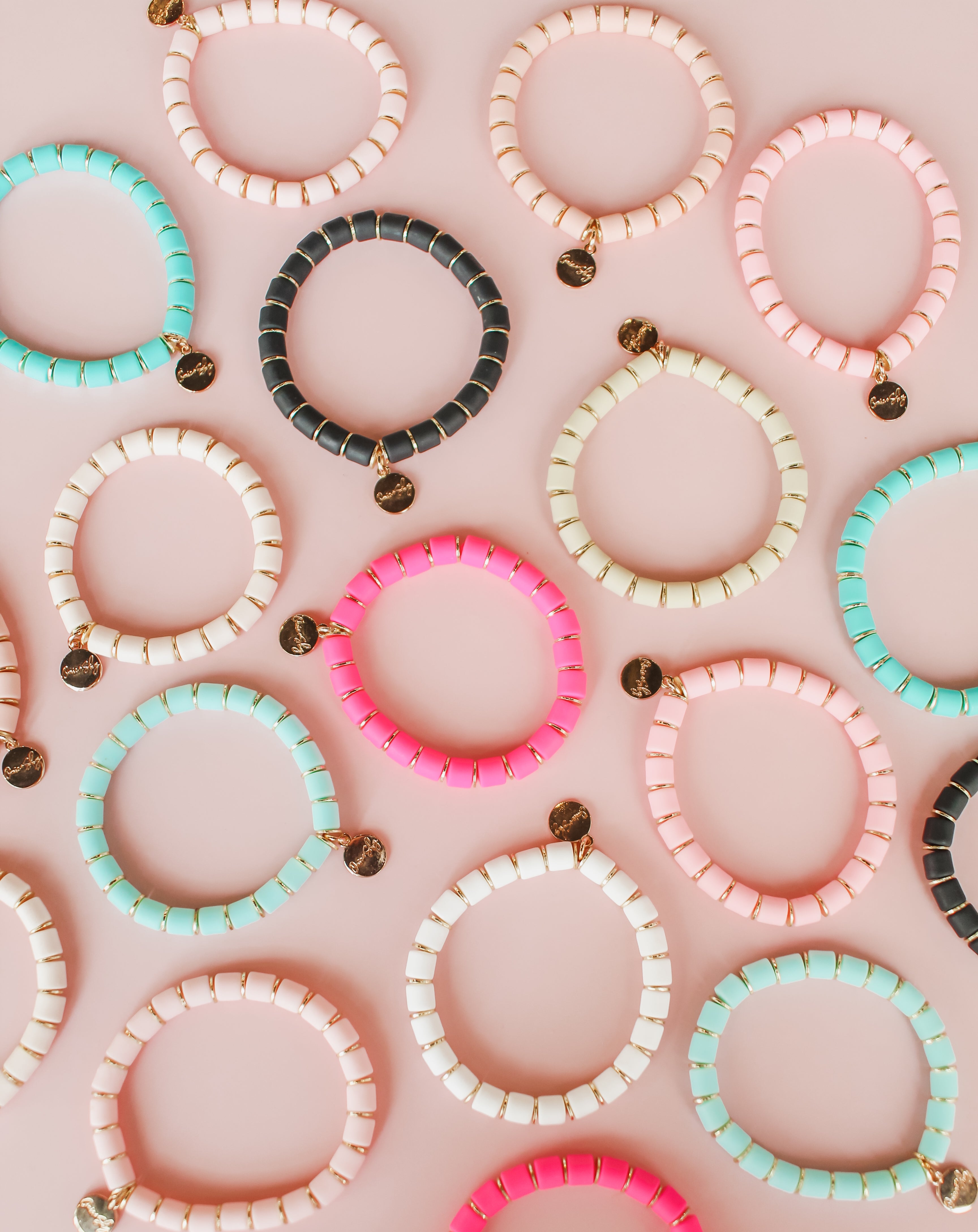 New! Wide Heishi Bracelet (Customizable)