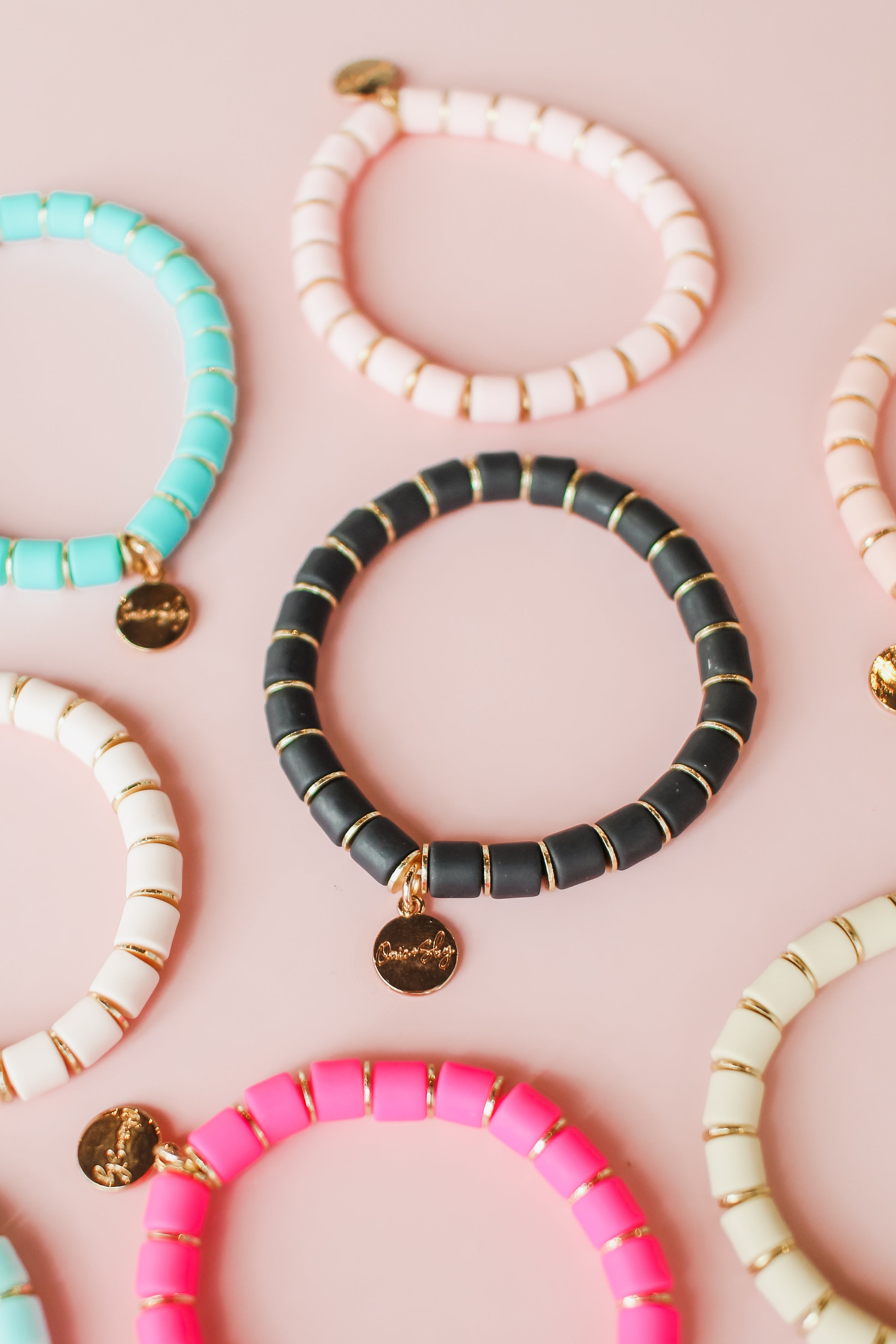 New! Wide Heishi Bracelet (Customizable)