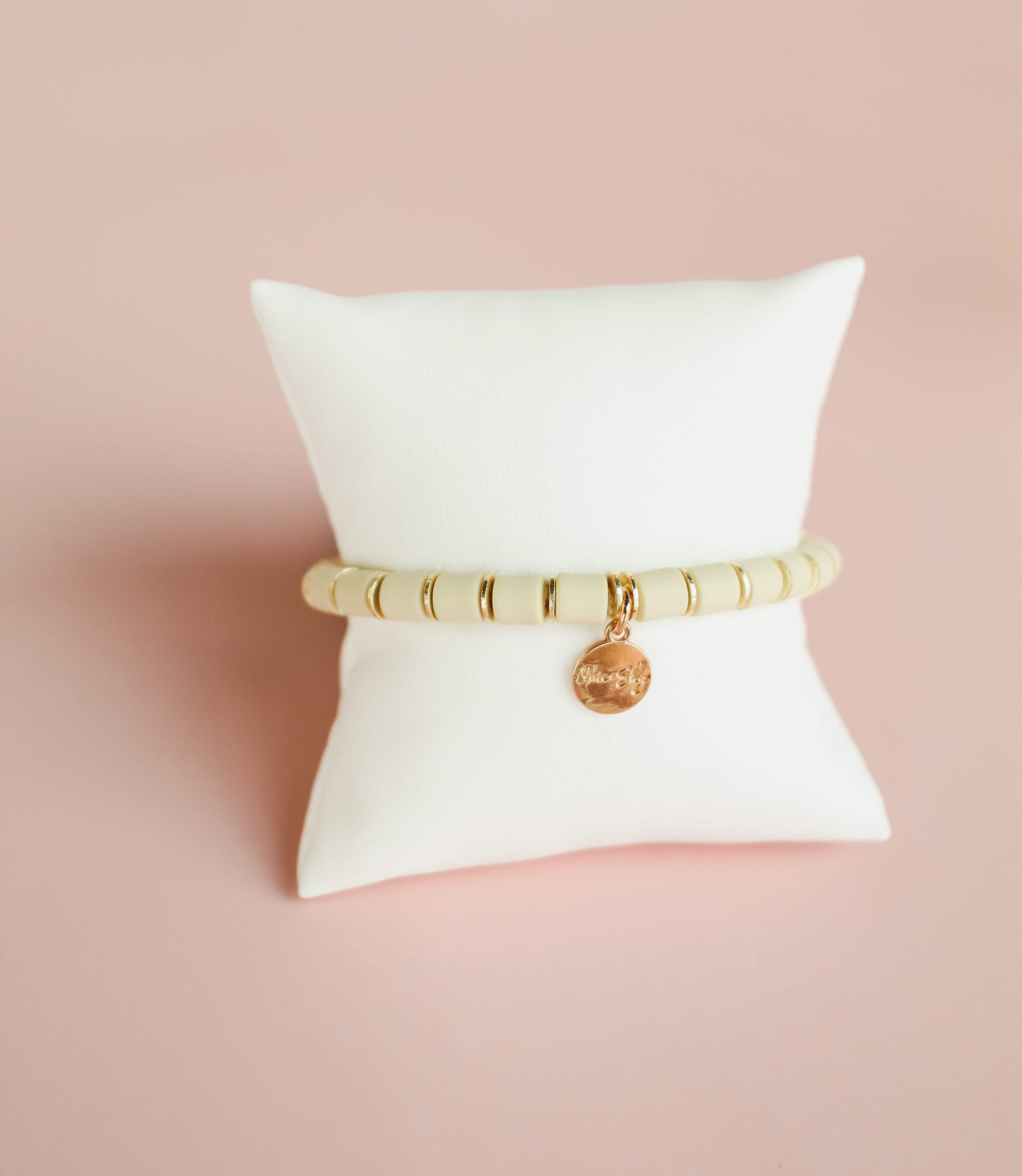 New! Wide Heishi Bracelet (Customizable)