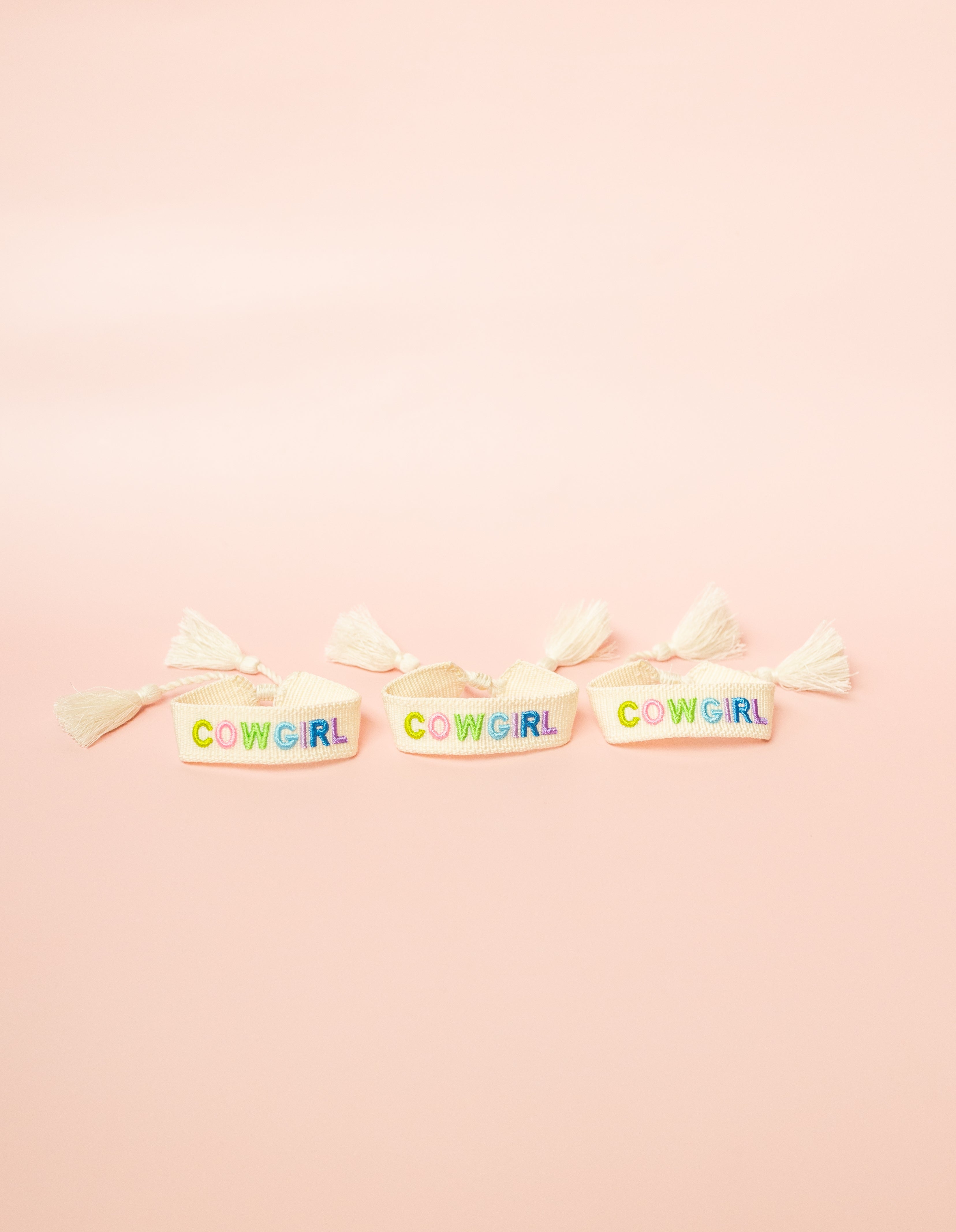 Cowgirl Embroidered Bracelet