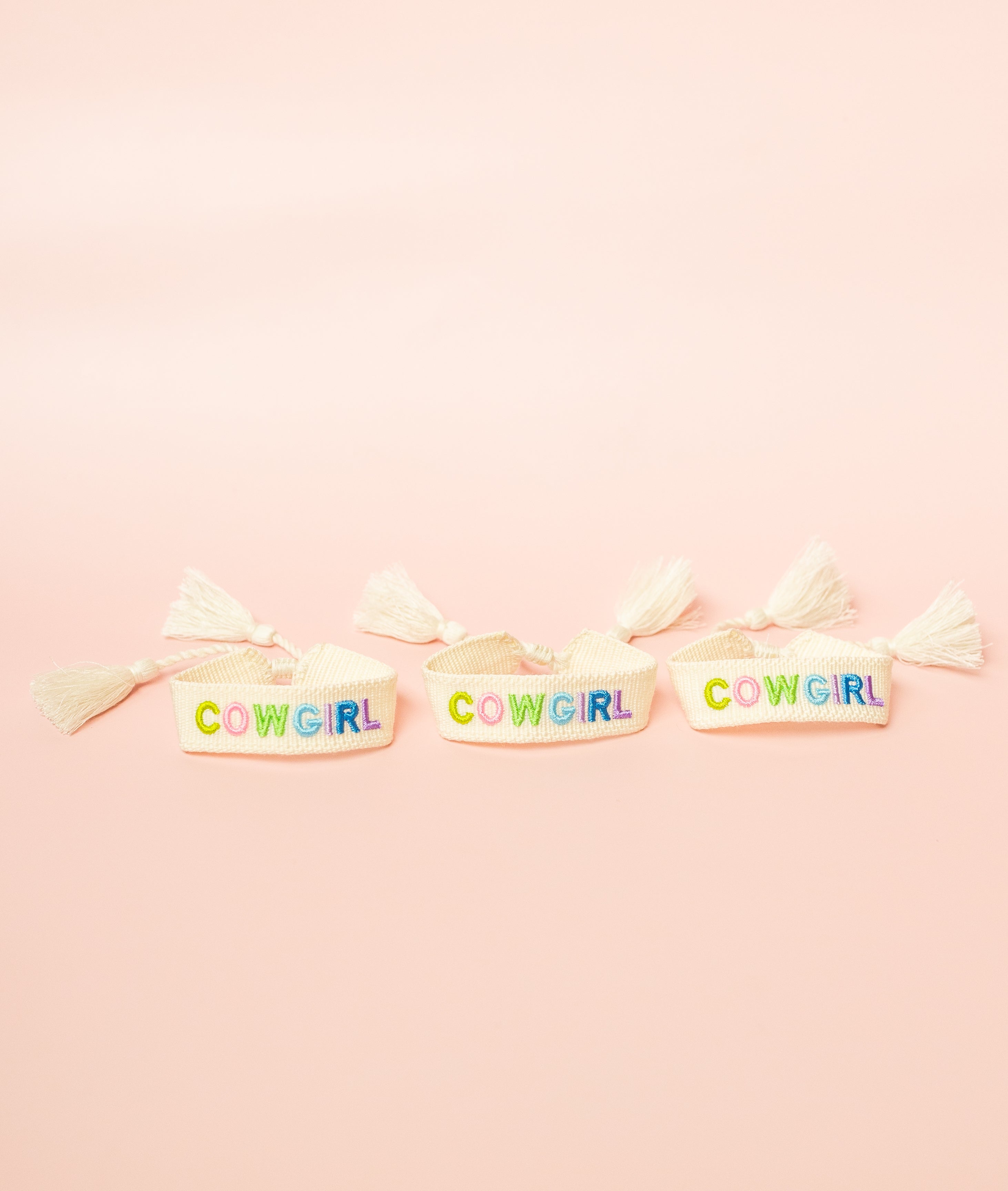 Cowgirl Embroidered Bracelet