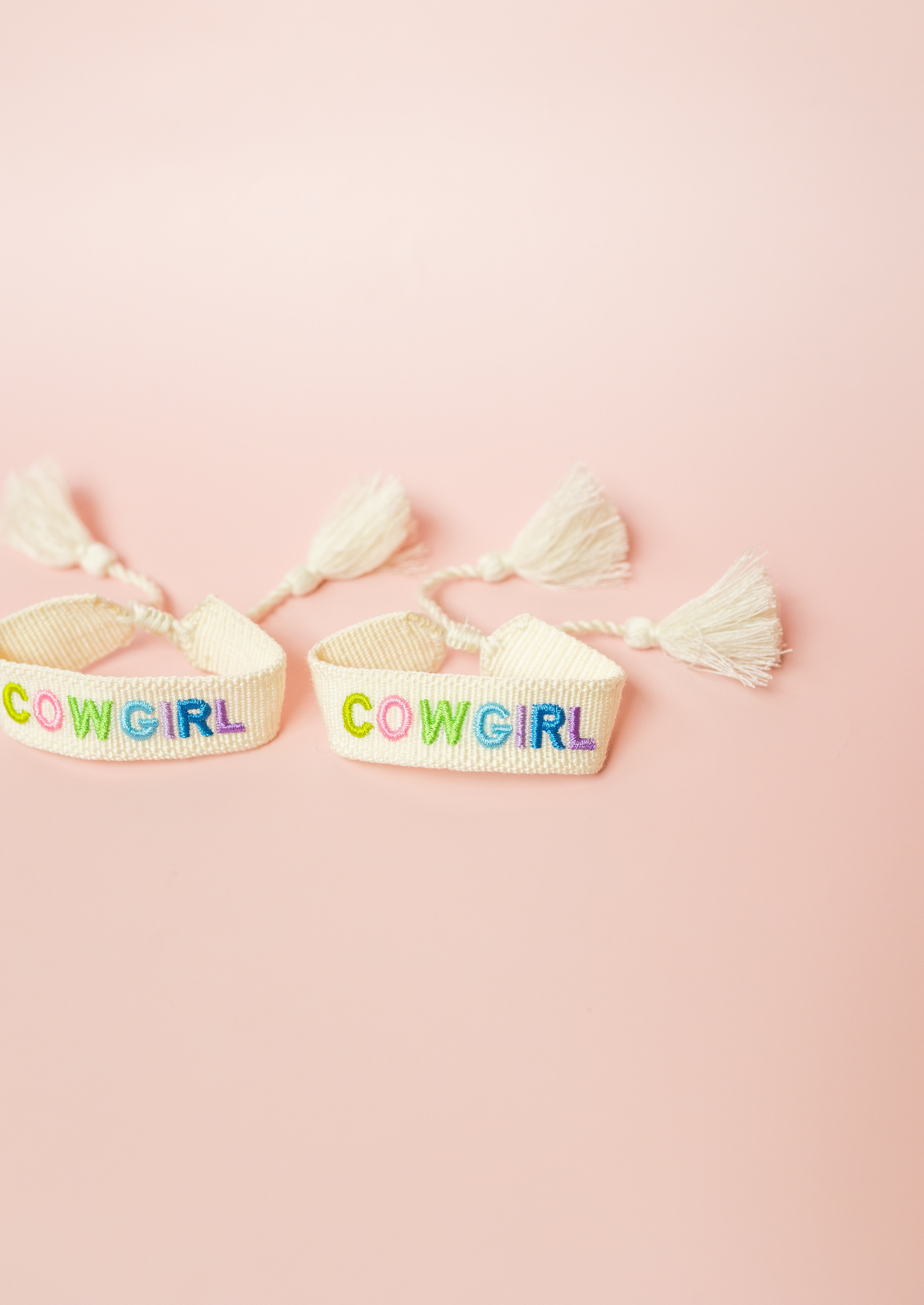 Cowgirl Embroidered Bracelet