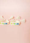 Cowgirl Embroidered Bracelet
