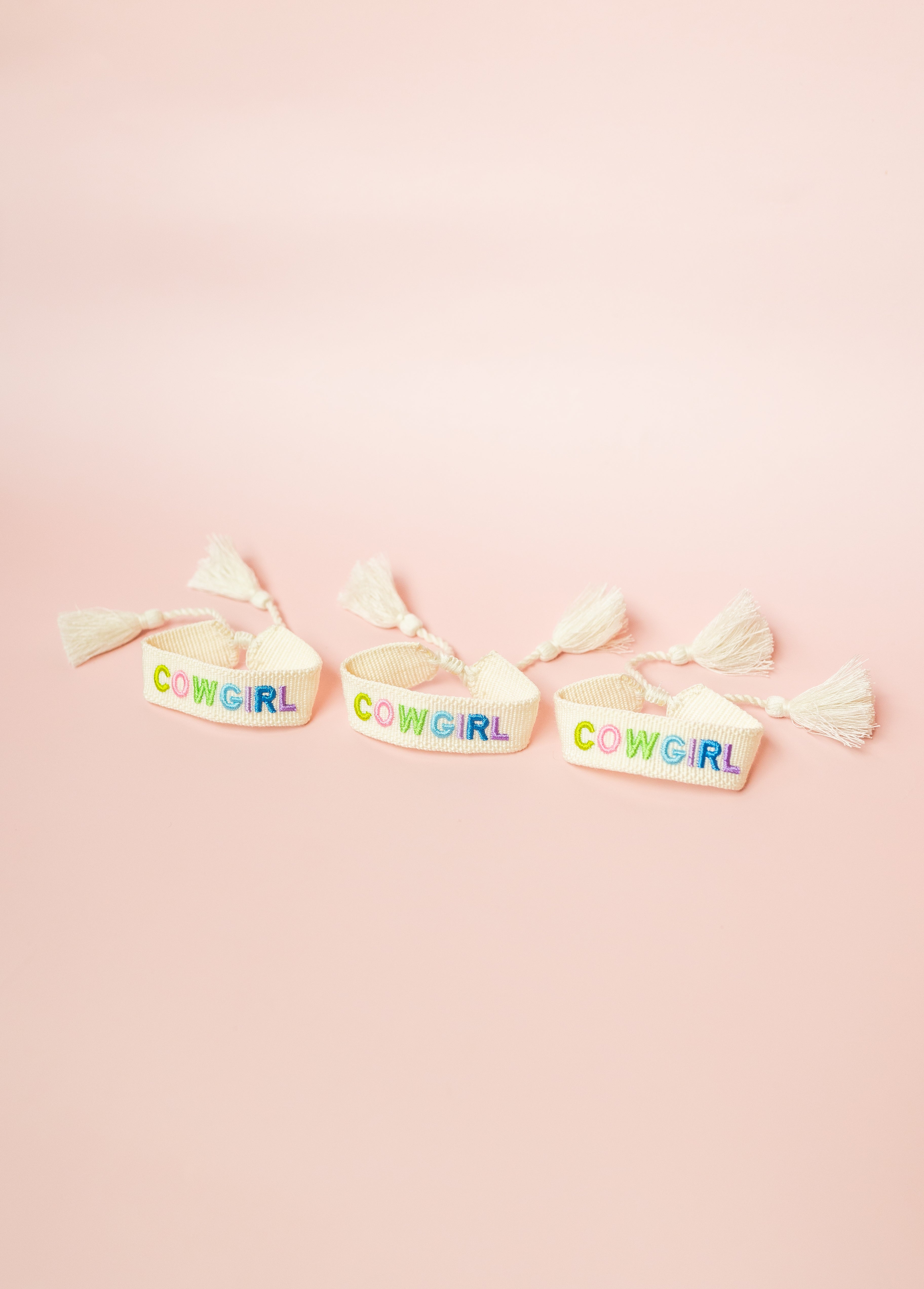 Cowgirl Embroidered Bracelet