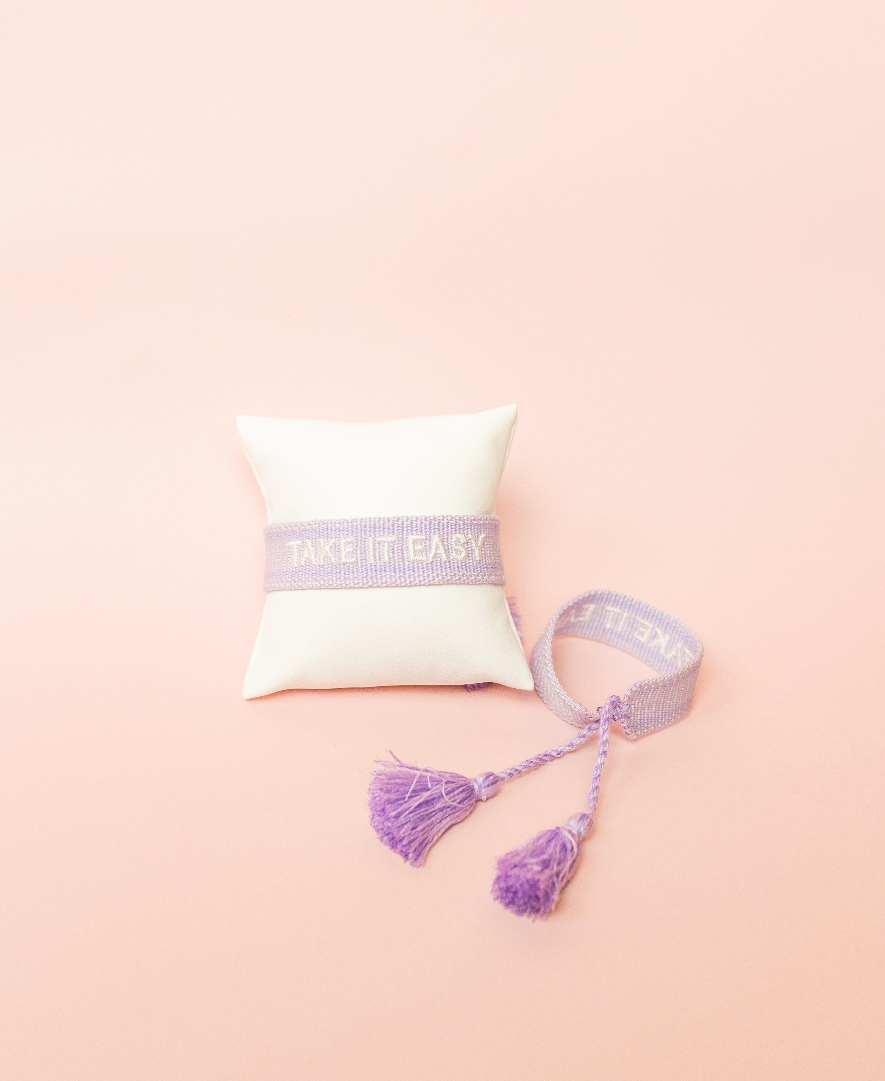 Take It Easy Embroidered Bracelet