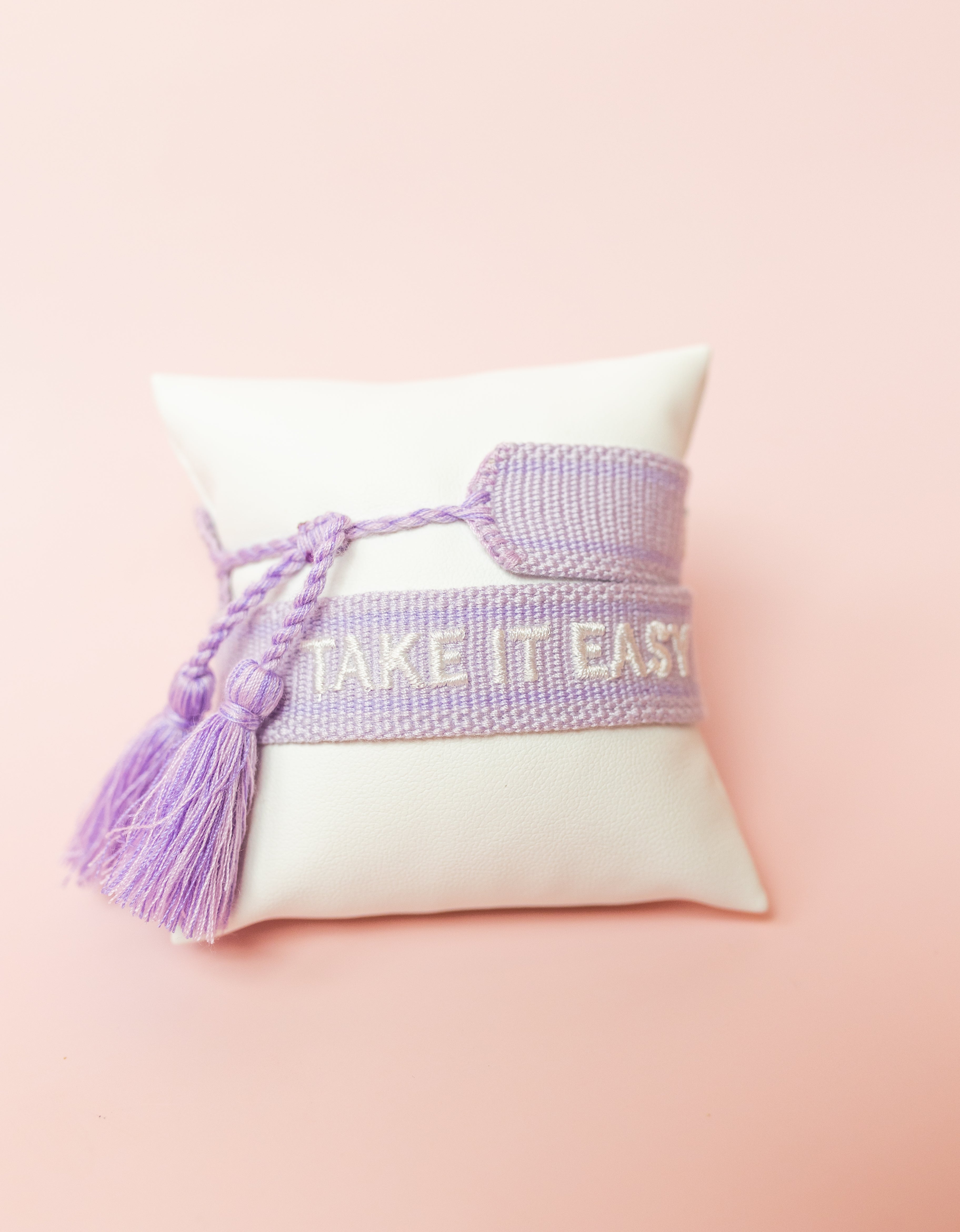 Take It Easy Embroidered Bracelet