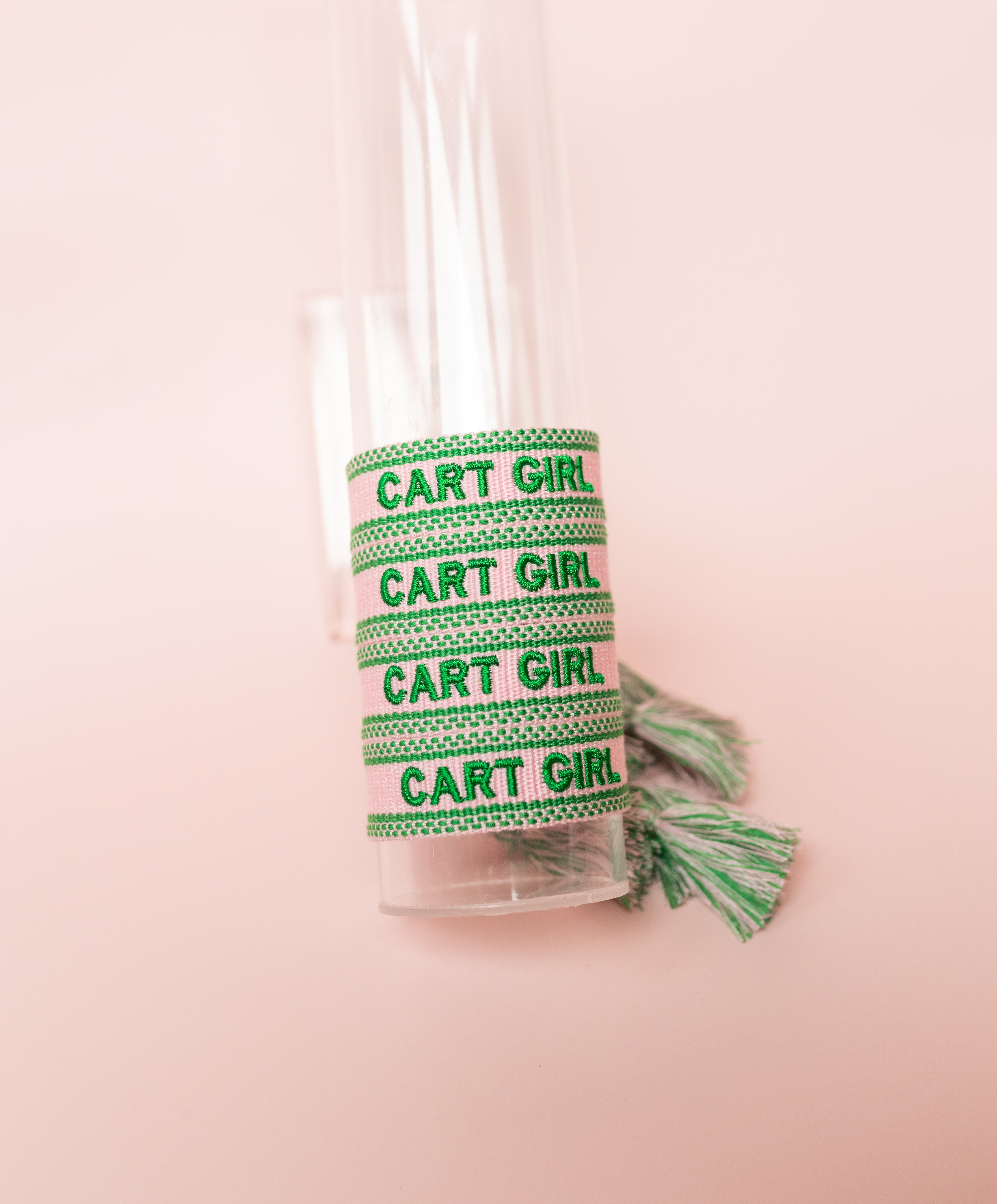 Cart Girl Embroidered Bracelet