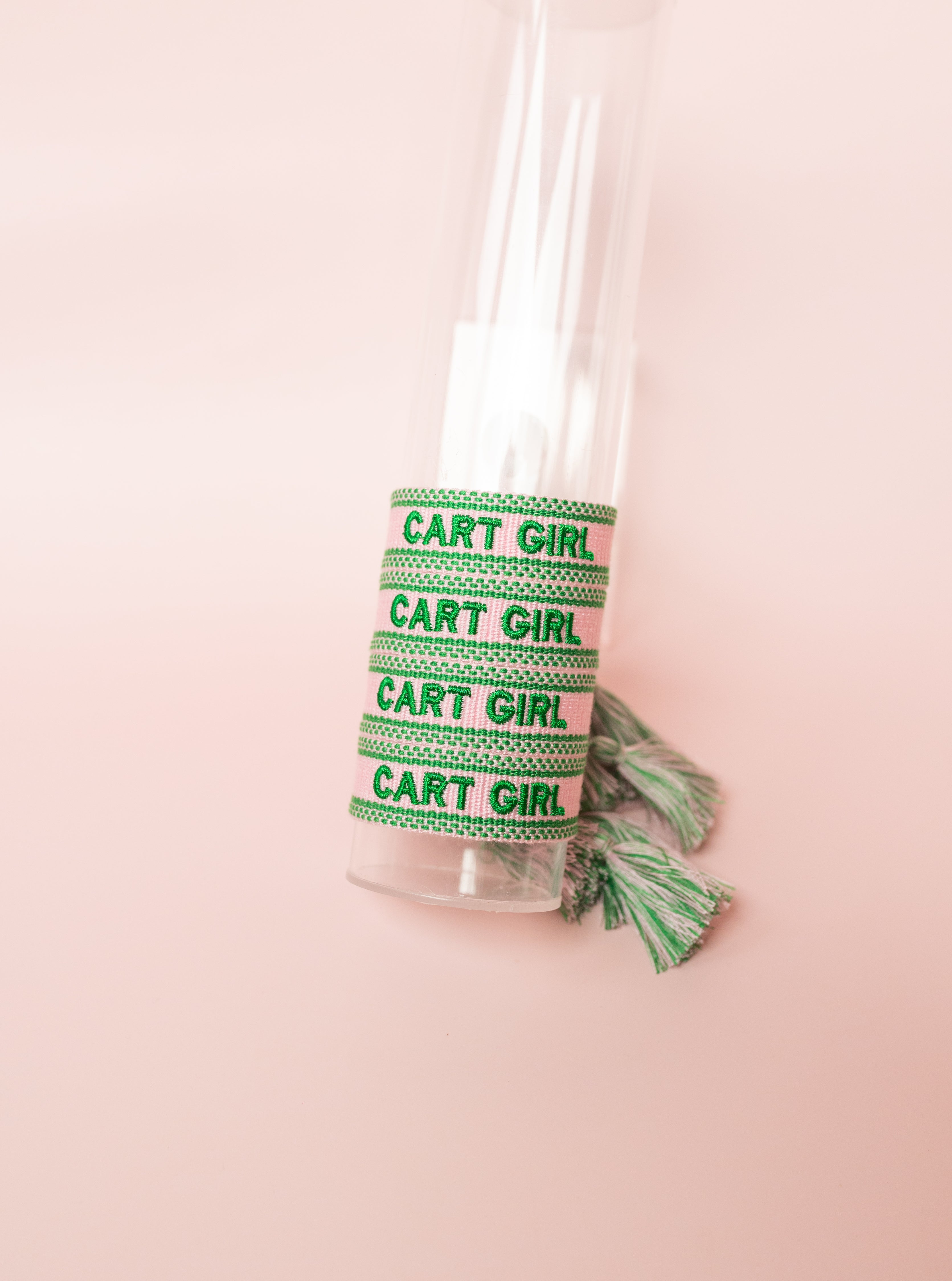 Cart Girl Embroidered Bracelet