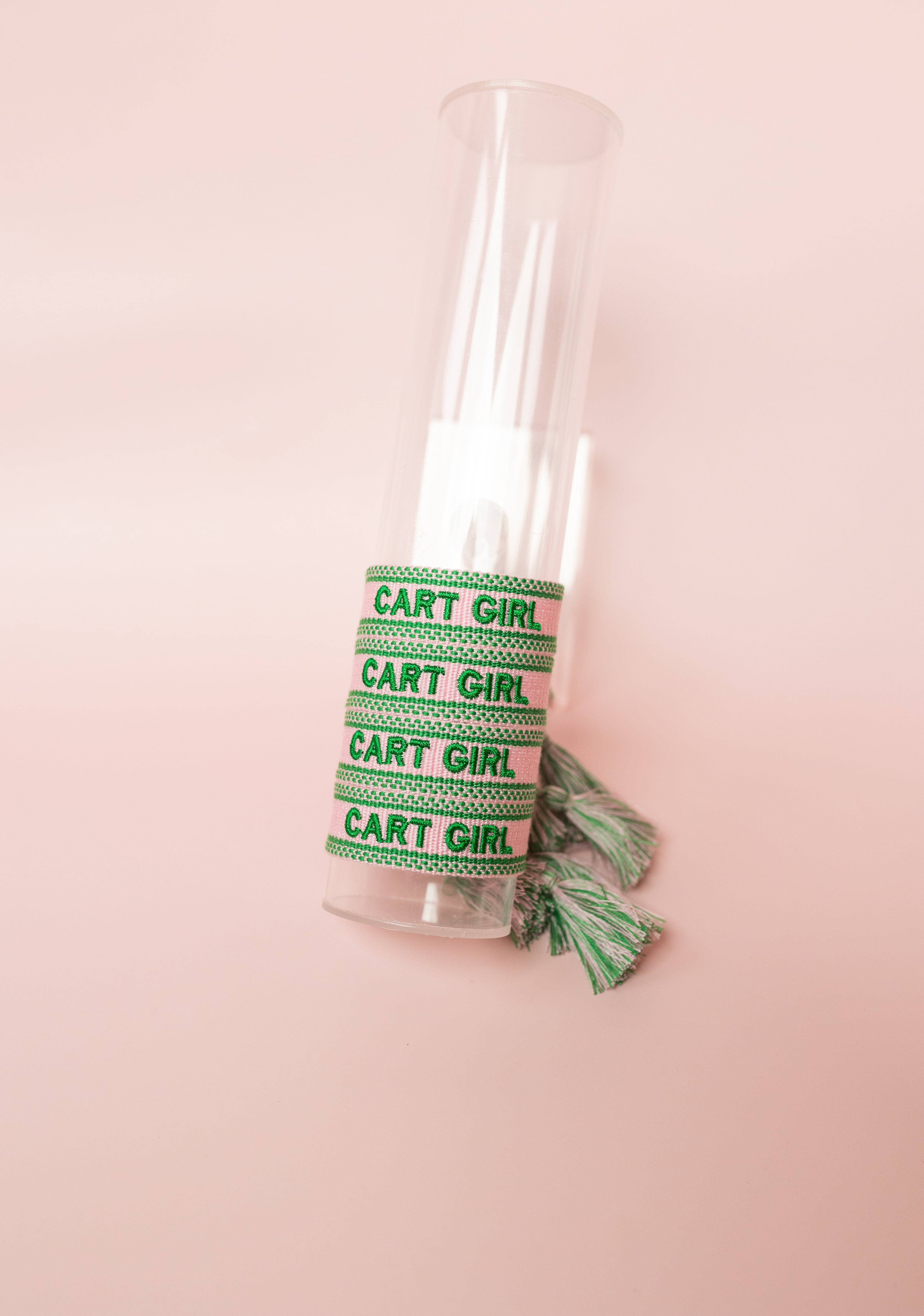 Cart Girl Embroidered Bracelet
