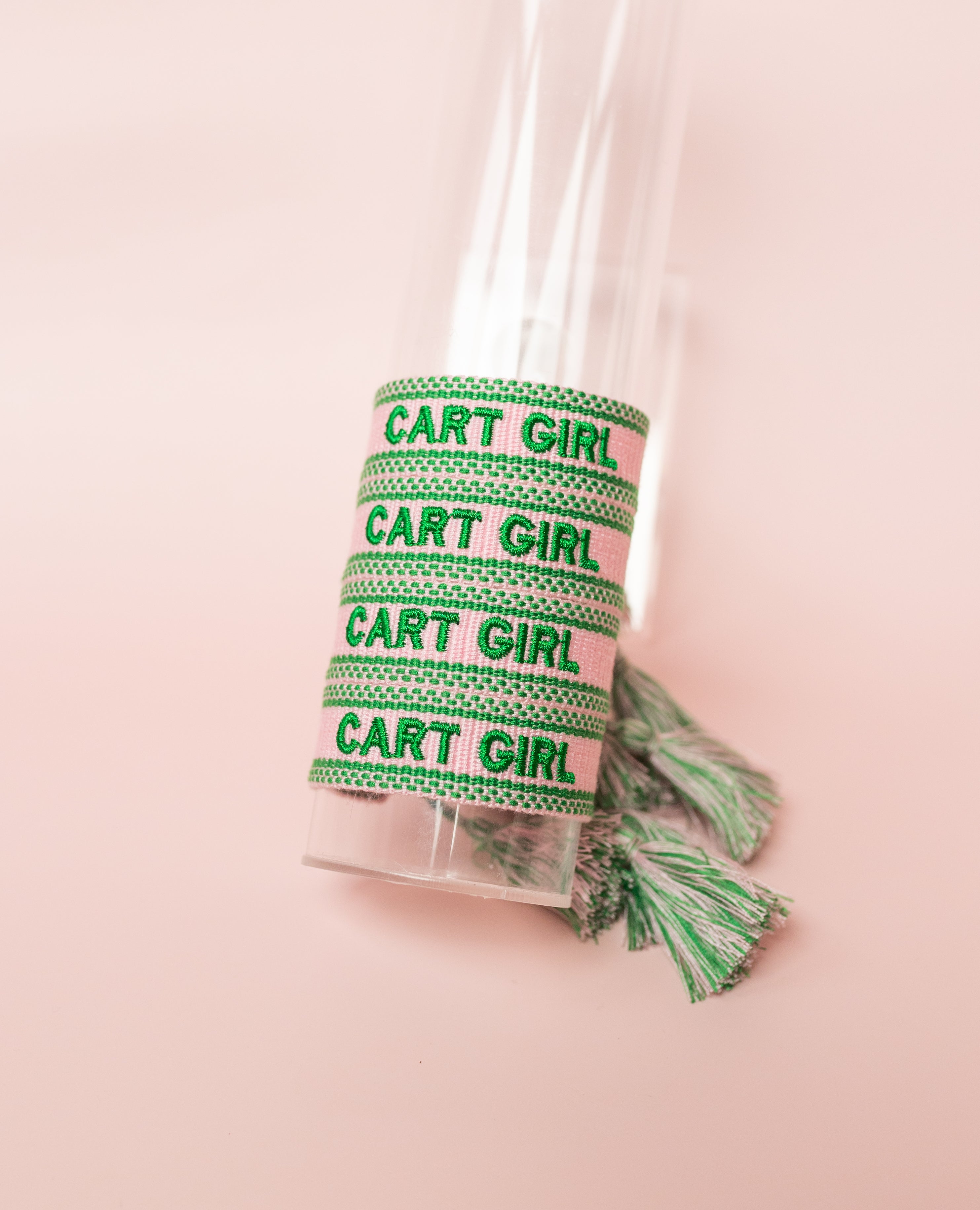 Cart Girl Embroidered Bracelet