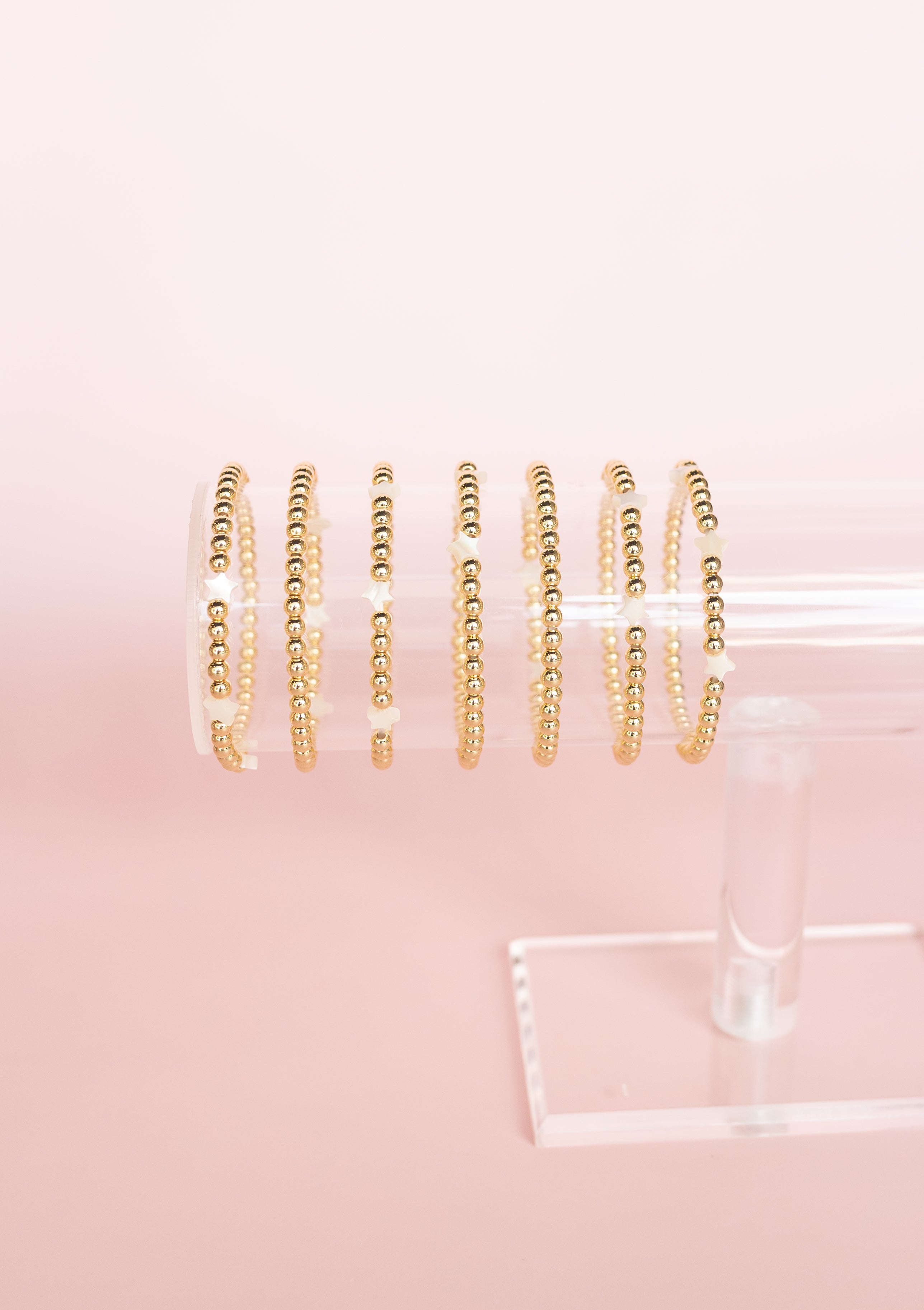 Gold Star Stretchy Bracelet