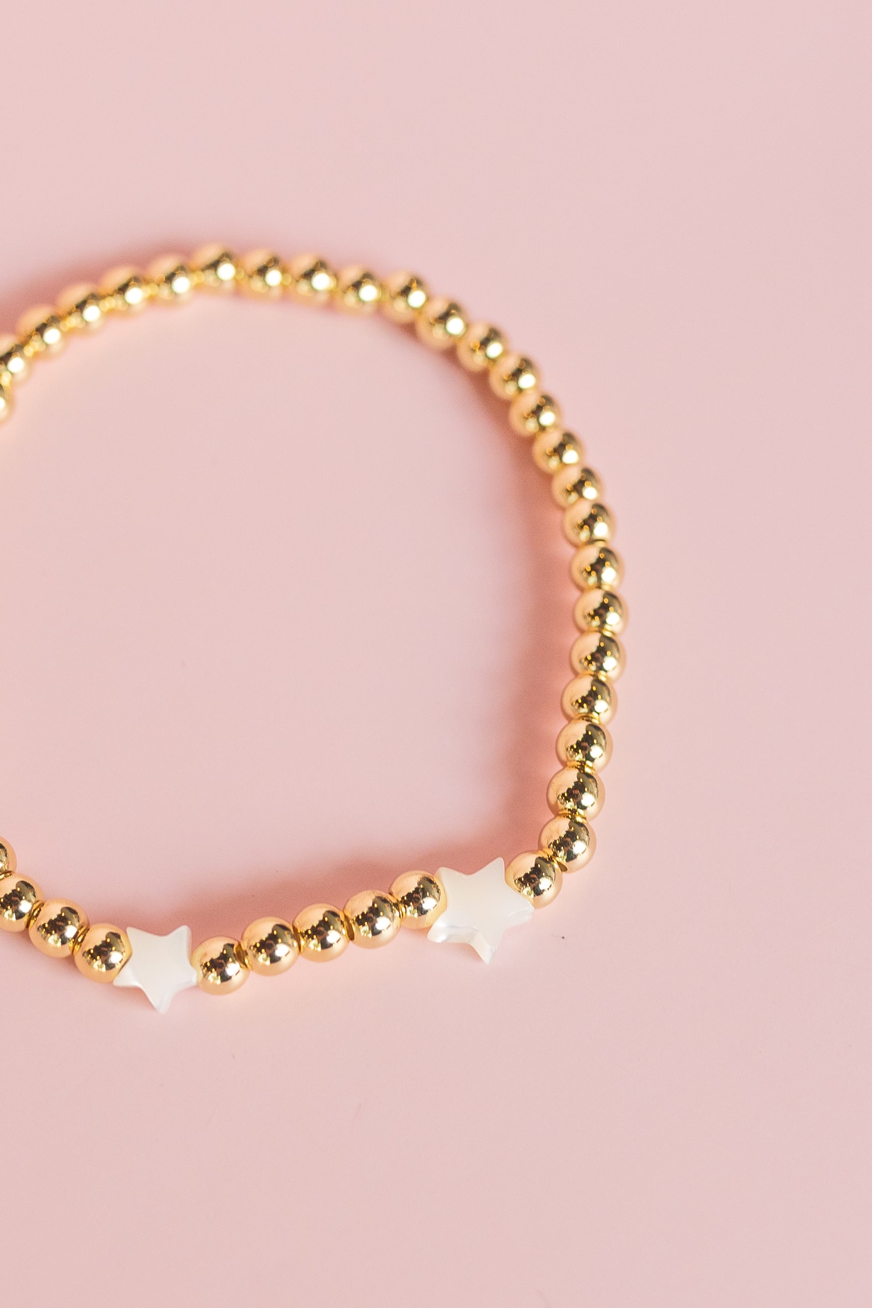 Gold Star Stretchy Bracelet