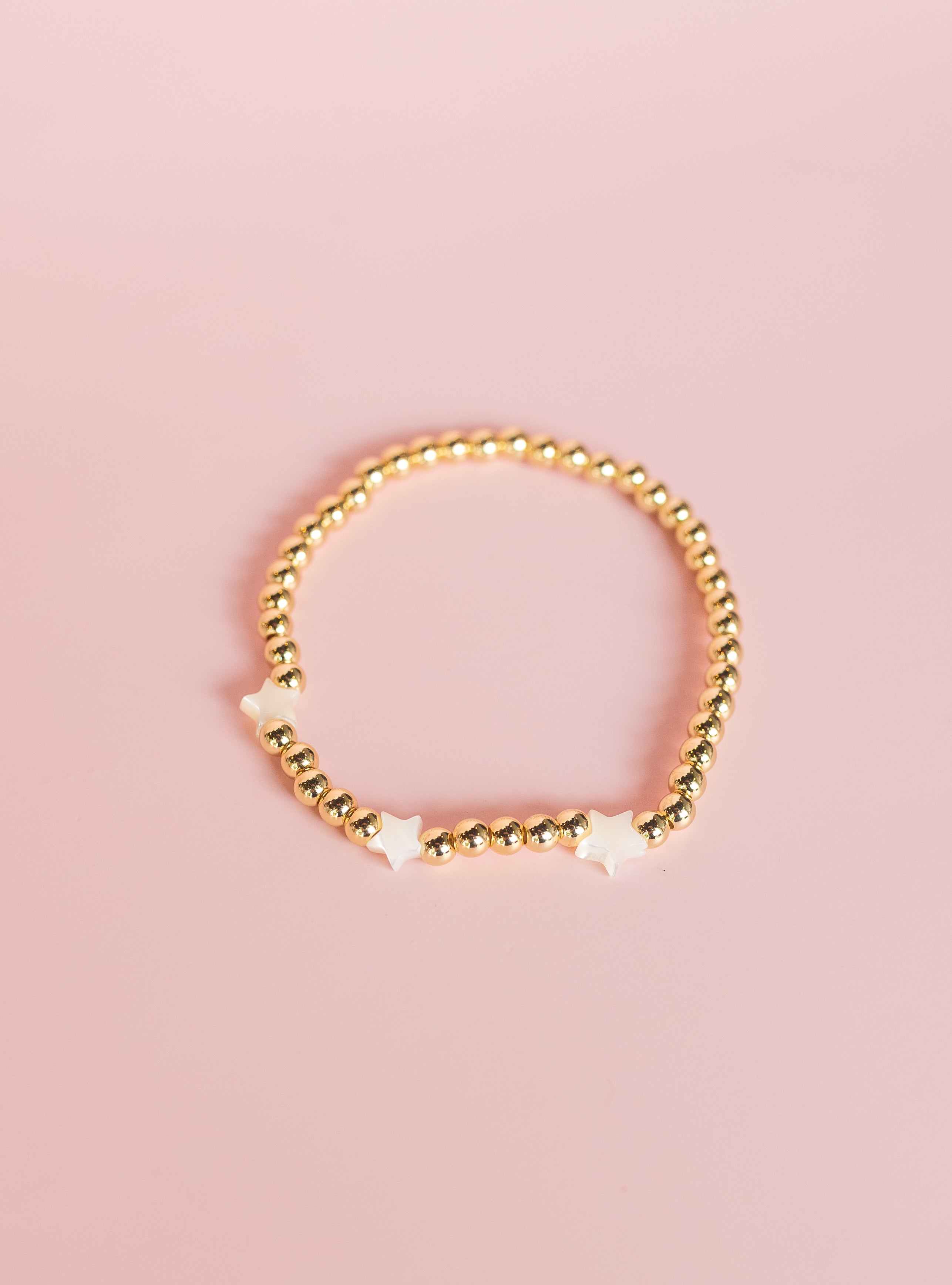 Gold Star Stretchy Bracelet