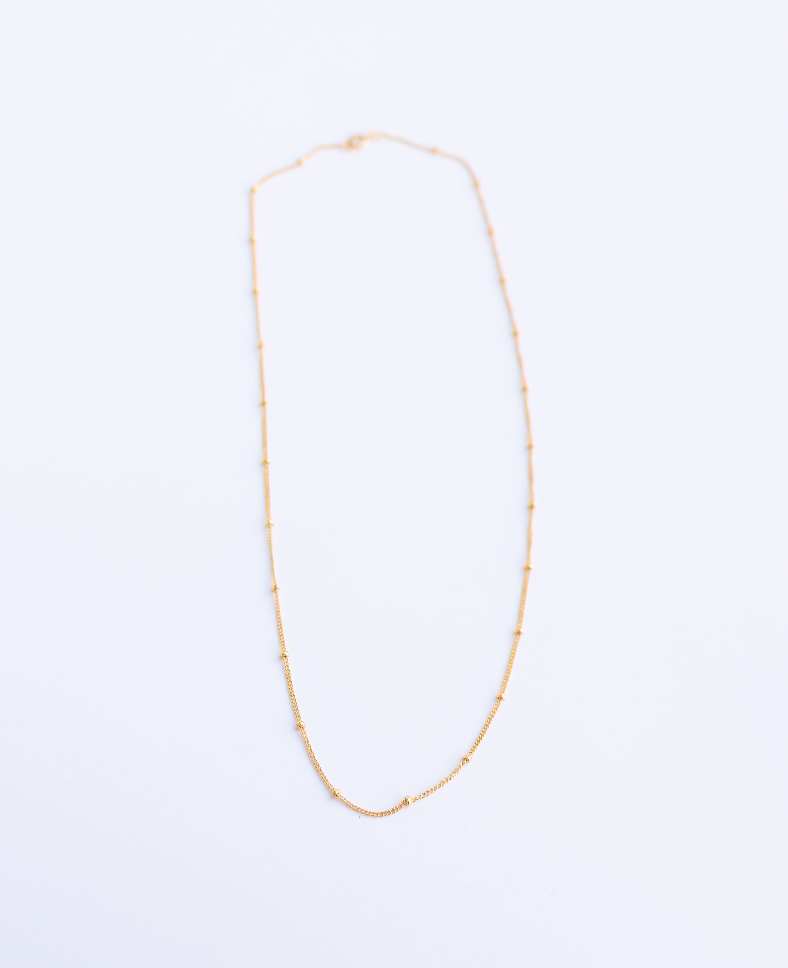 Gold Filled Satellite Necklace (Engravable)