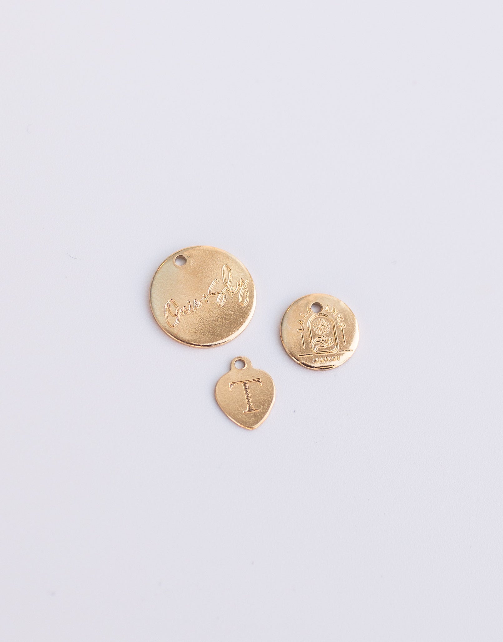 Silver + Gold Satellite Necklace (Engravable)