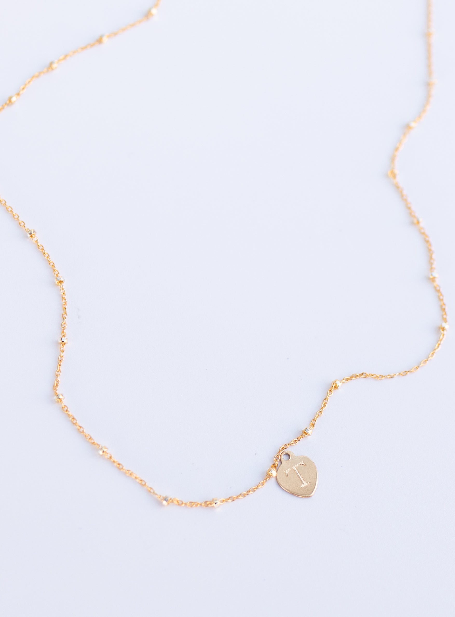 Shimmer Satellite Necklace (Engravable)