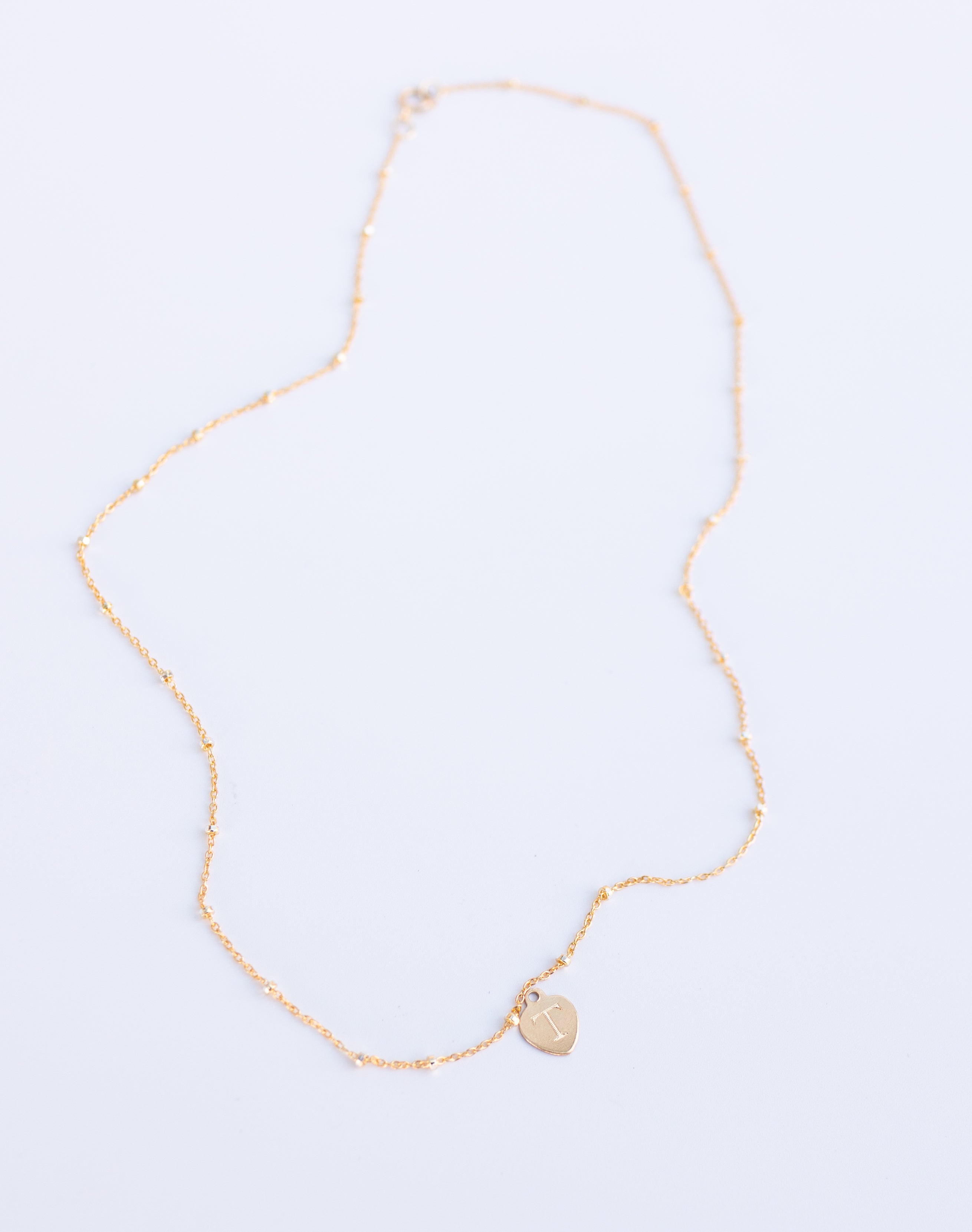 Shimmer Satellite Necklace (Engravable)