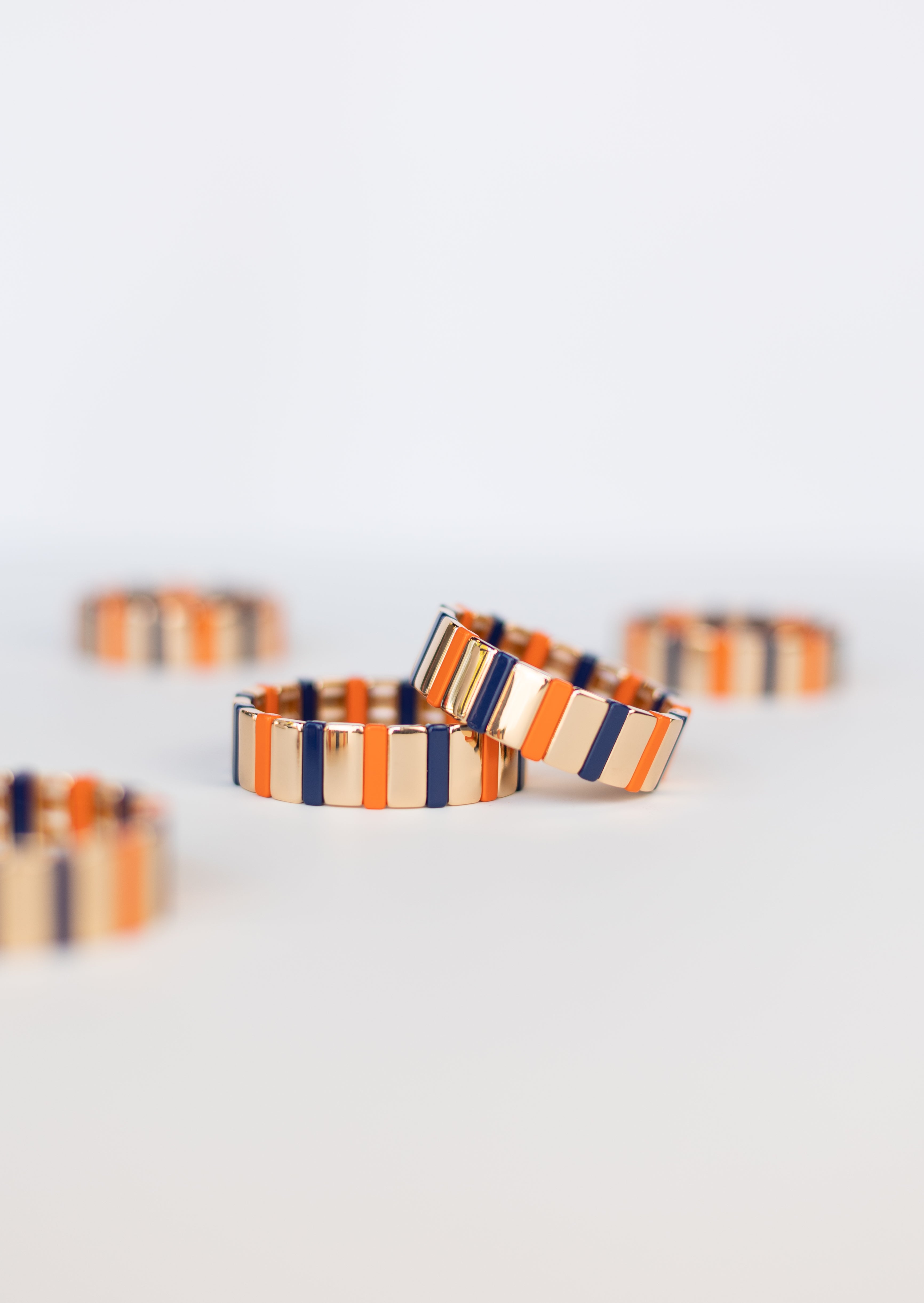 Game Day Tila (Navy + Orange)