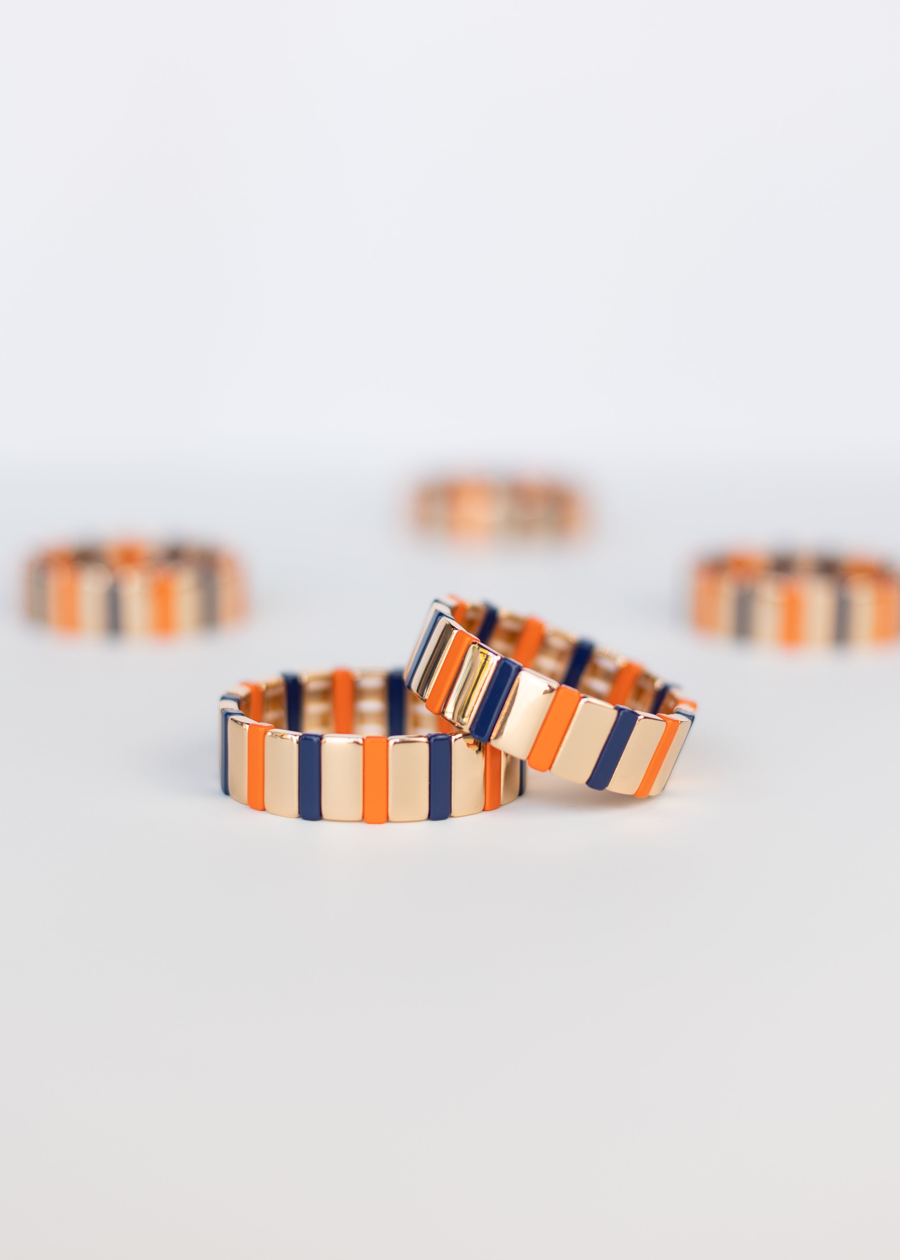 Game Day Tila (Navy + Orange)