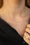 Shimmer Satellite Necklace (Engravable)
