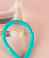 Teal Heishi Bracelet (Customizable)