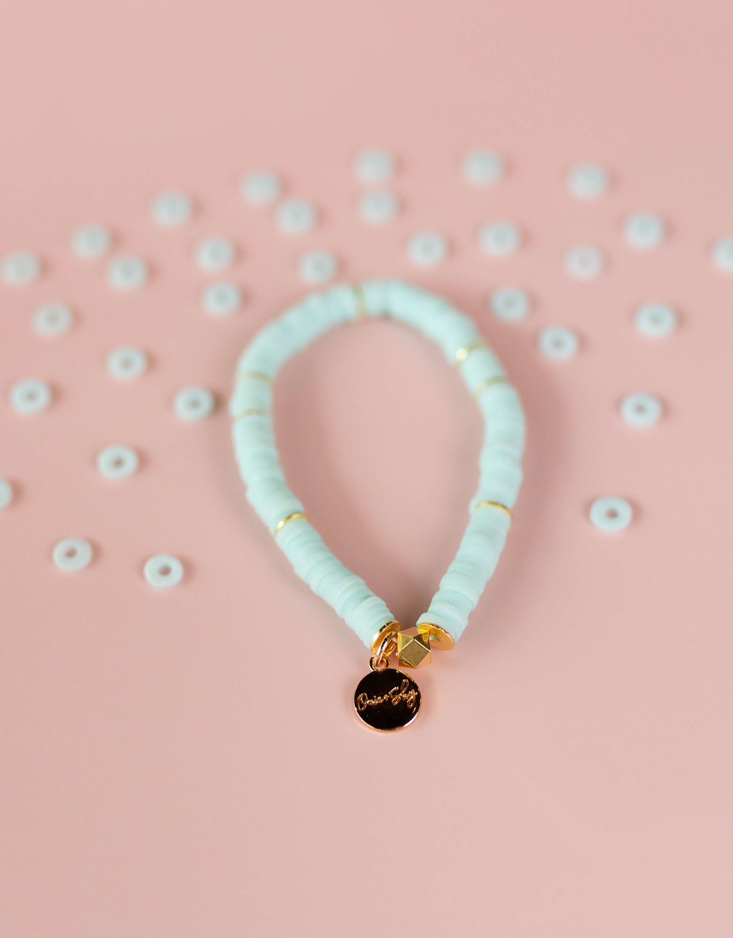 Watercolor Heishi Bracelet (Customizable)