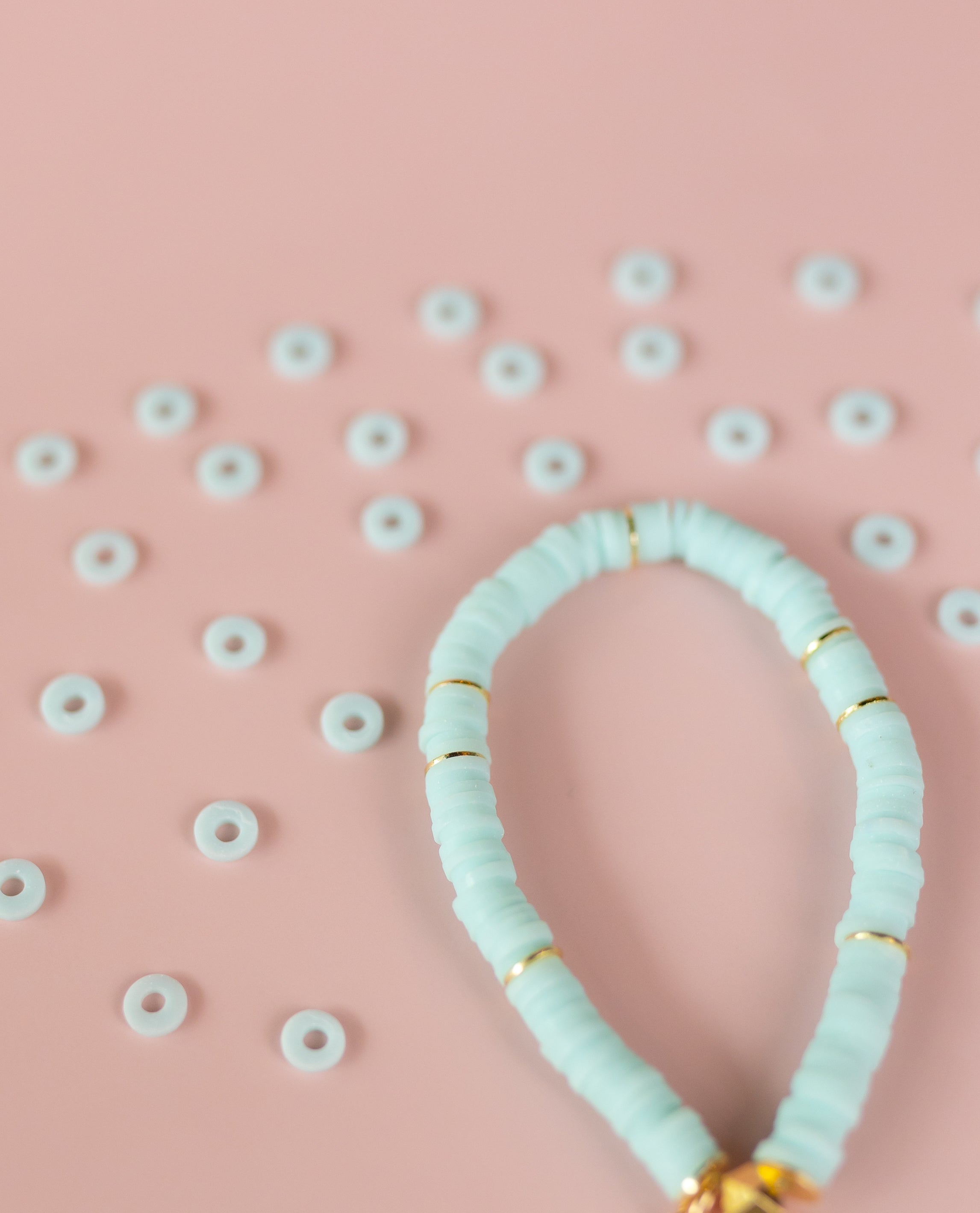 Watercolor Heishi Bracelet (Customizable)
