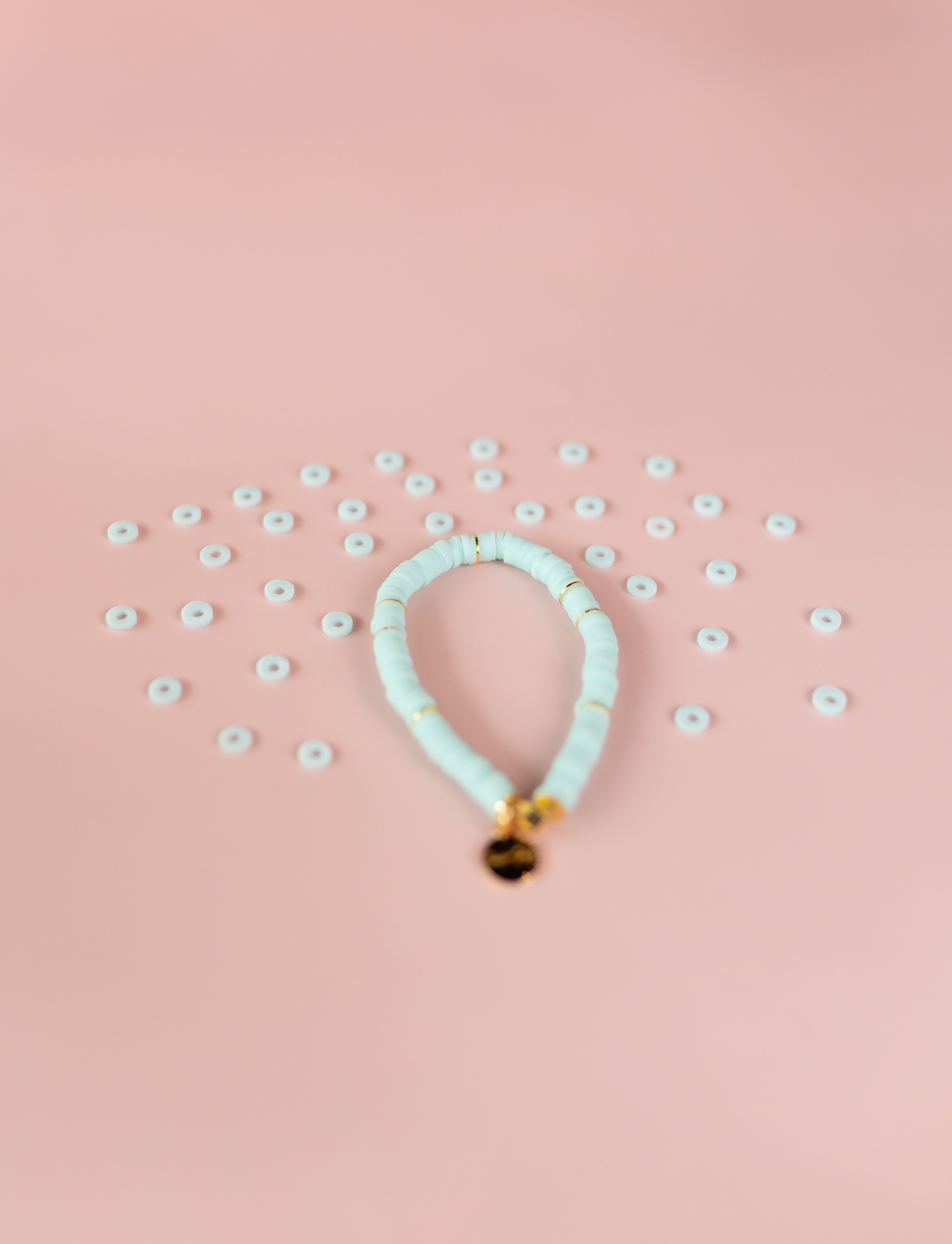Watercolor Heishi Bracelet (Customizable)