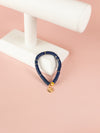 Navy Heishi Bracelet (Customizable)