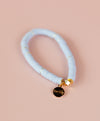 Periwinkle Heishi Bracelet (Customizable)