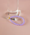 Lavender Heishi Bracelet (Customizable)