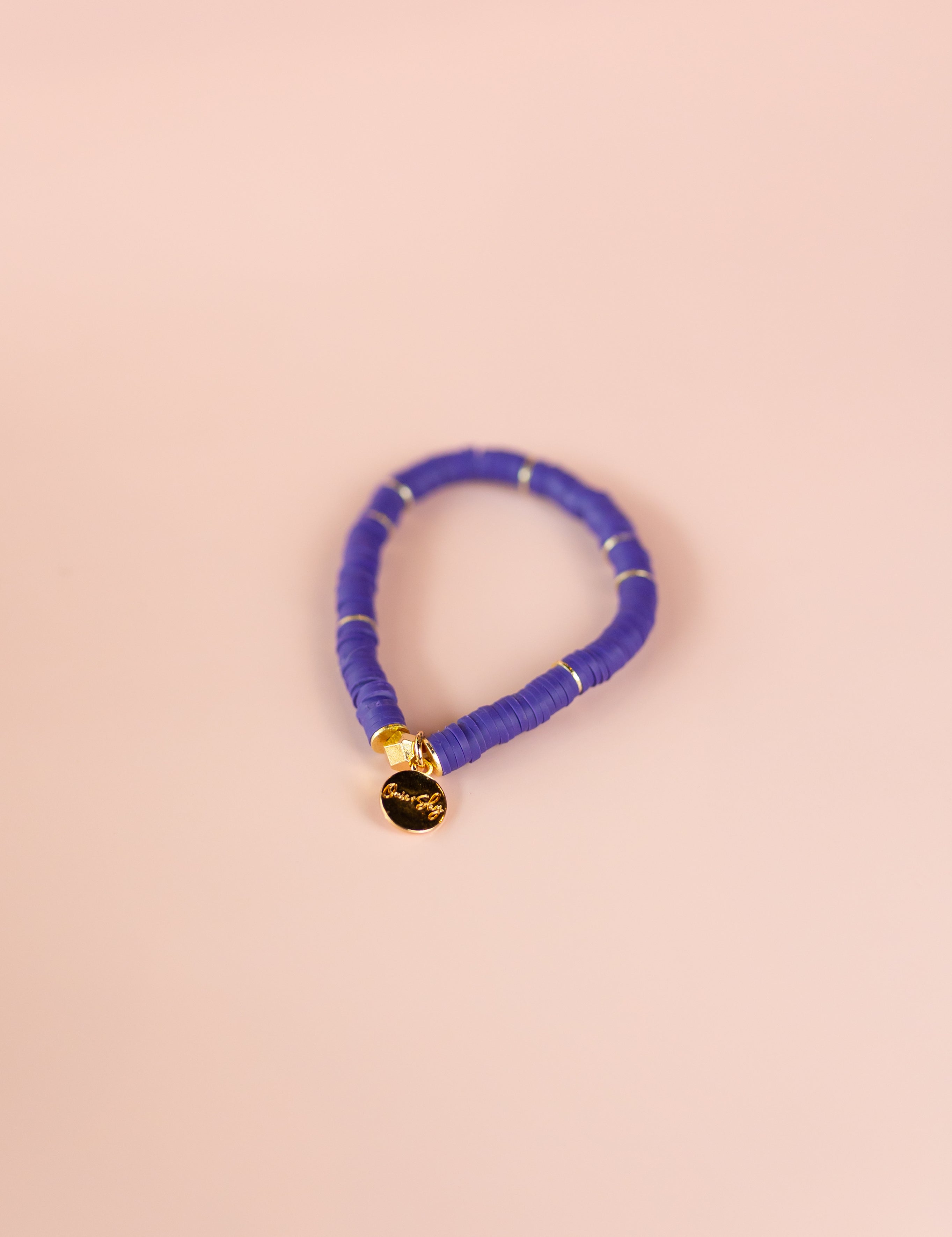 Grape Heishi Bracelet (Customizable)