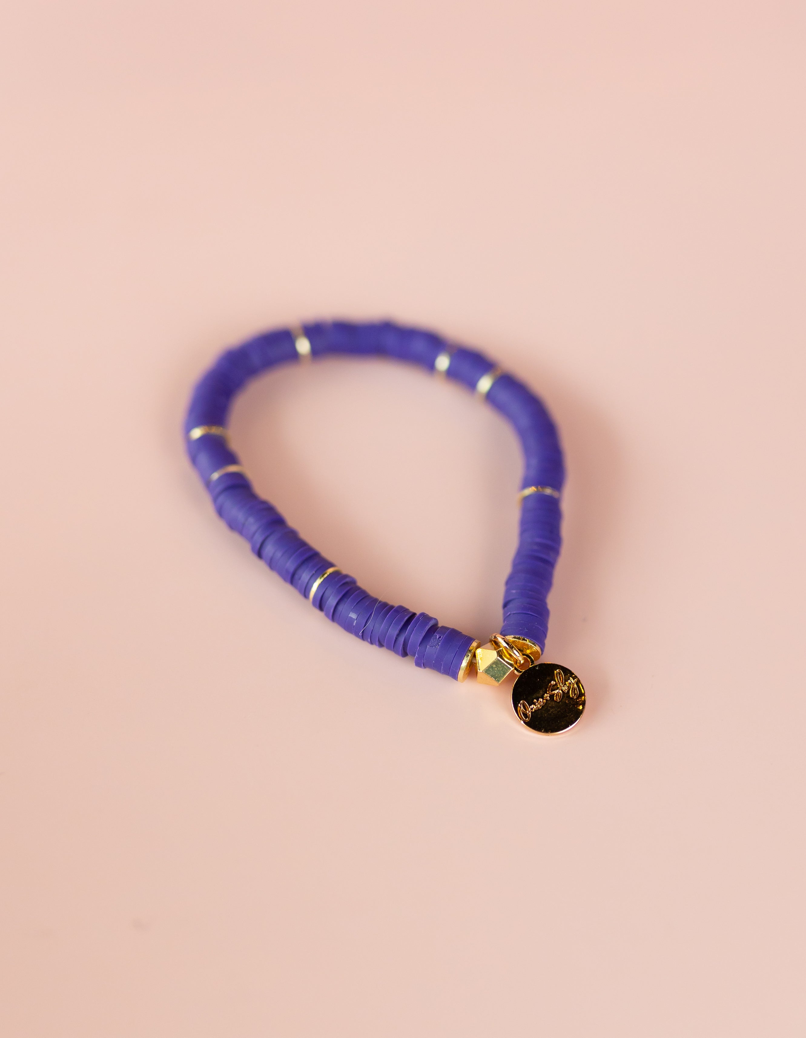 Grape Heishi Bracelet (Customizable)