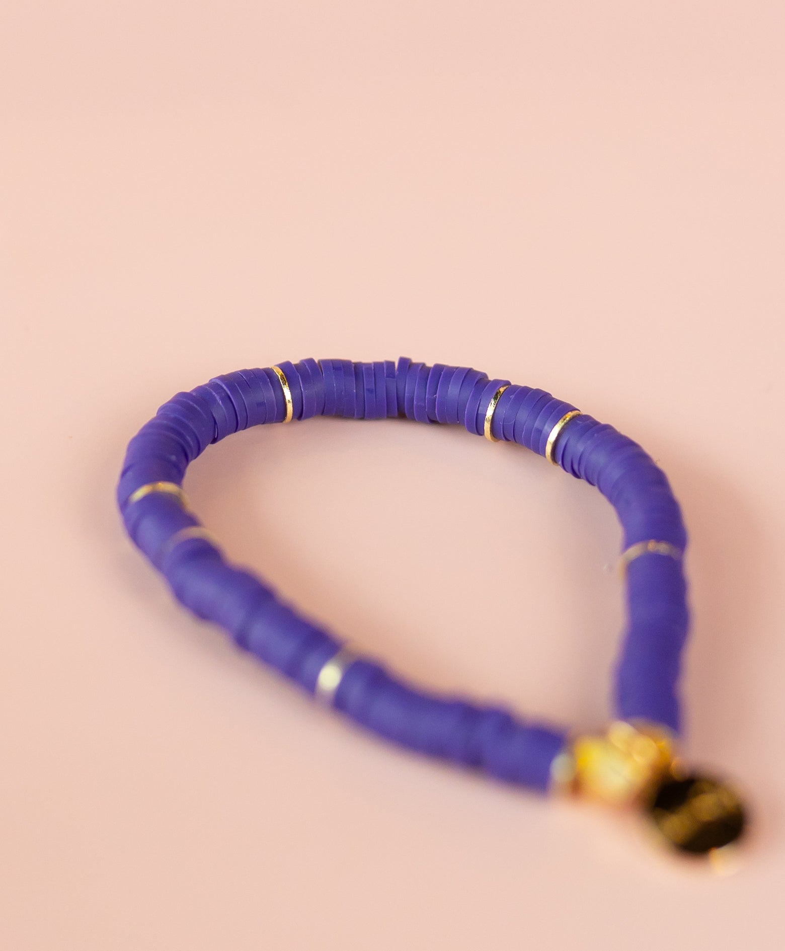 Grape Heishi Bracelet (Customizable)
