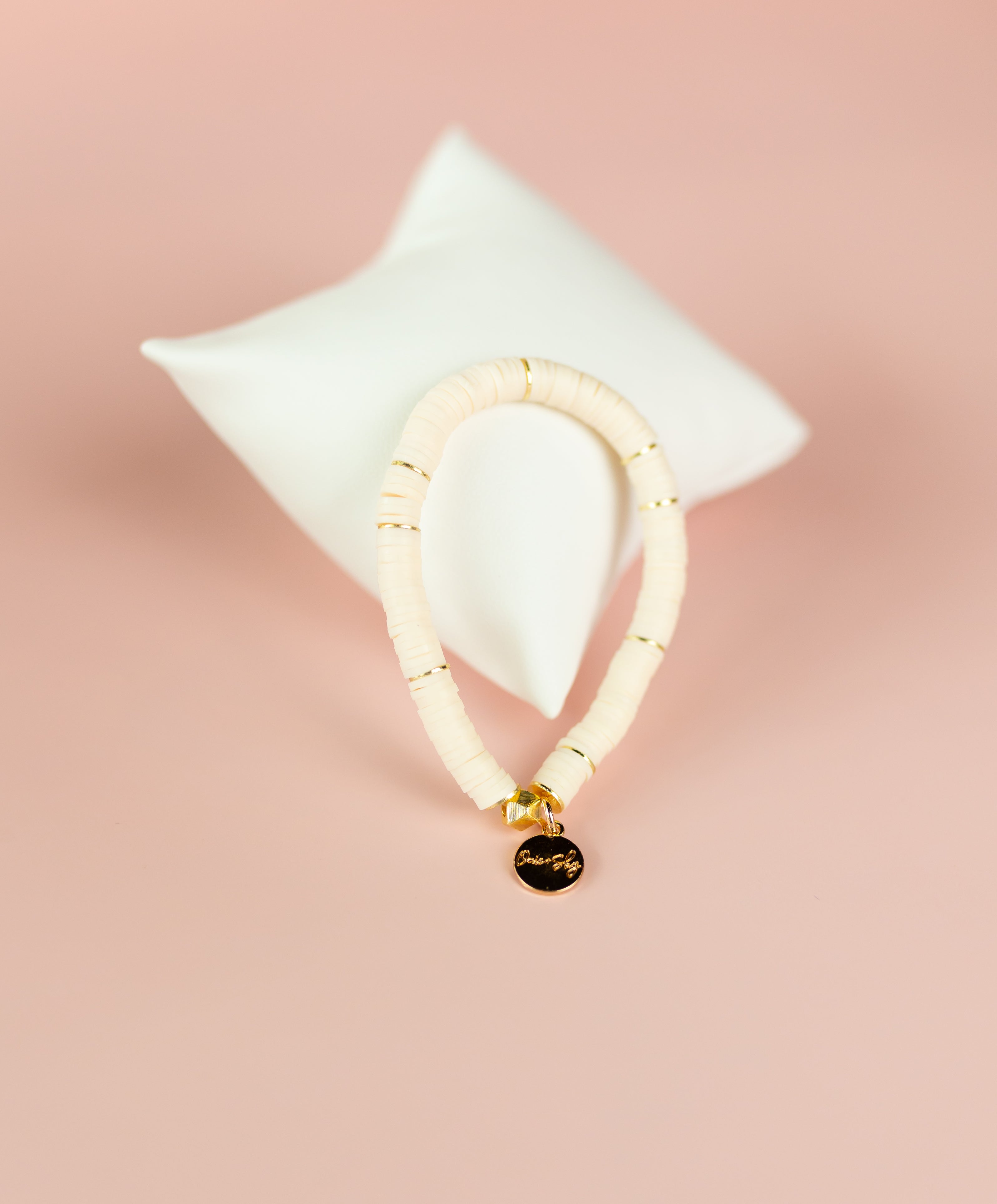 Ivory Heishi Bracelet (Customizable)