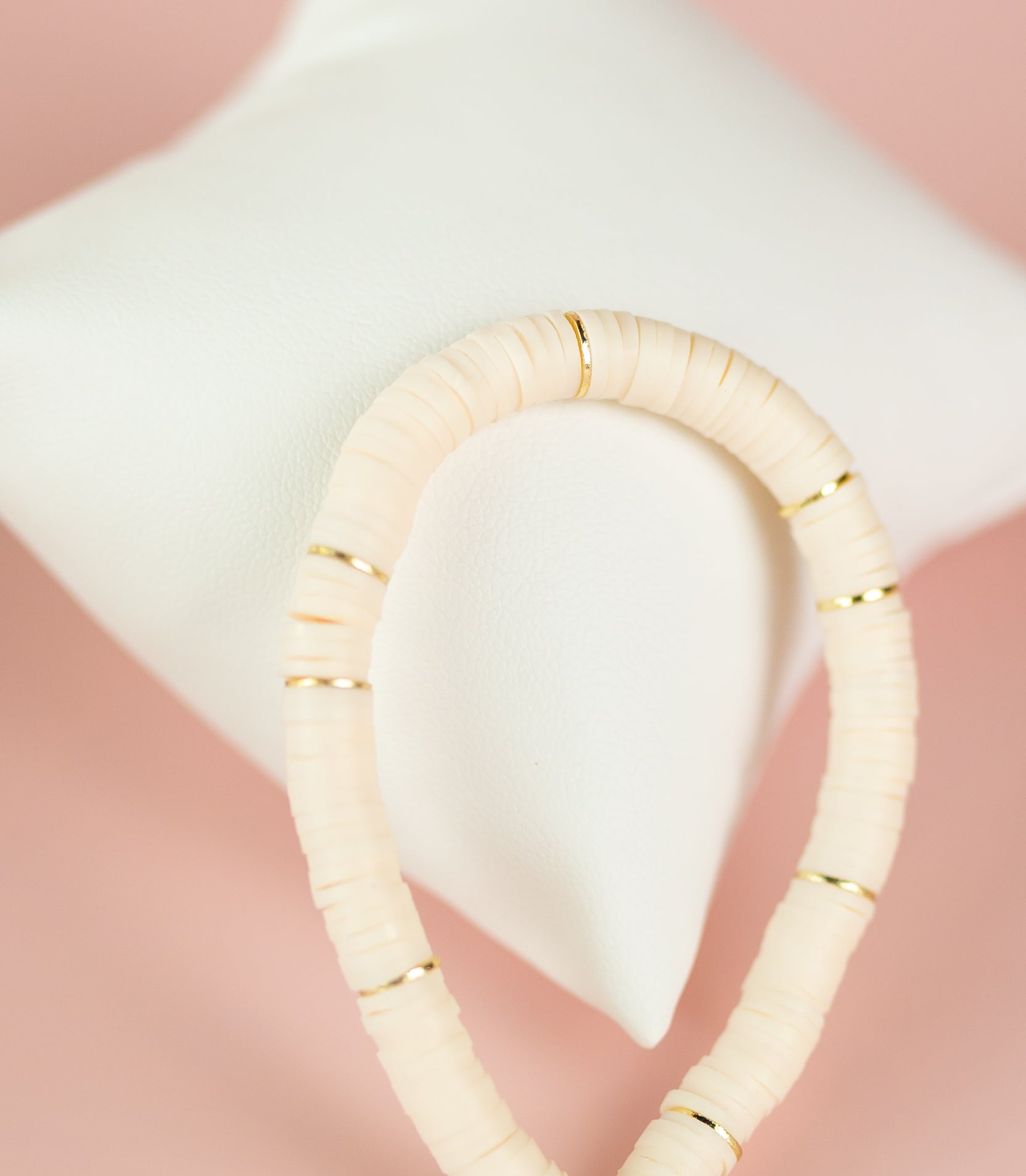Ivory Heishi Bracelet (Customizable)