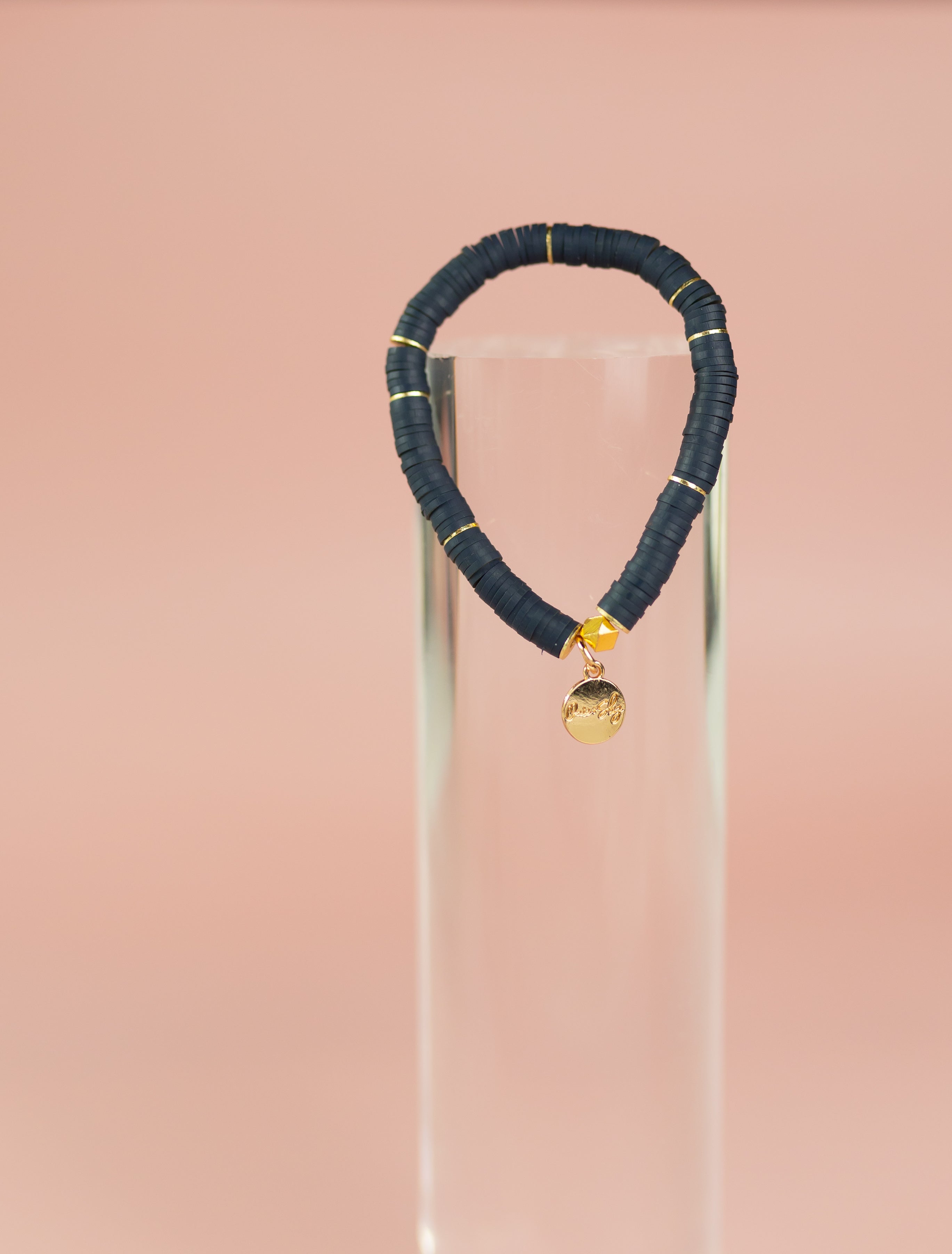Slate Heishi Bracelet (Customizable)