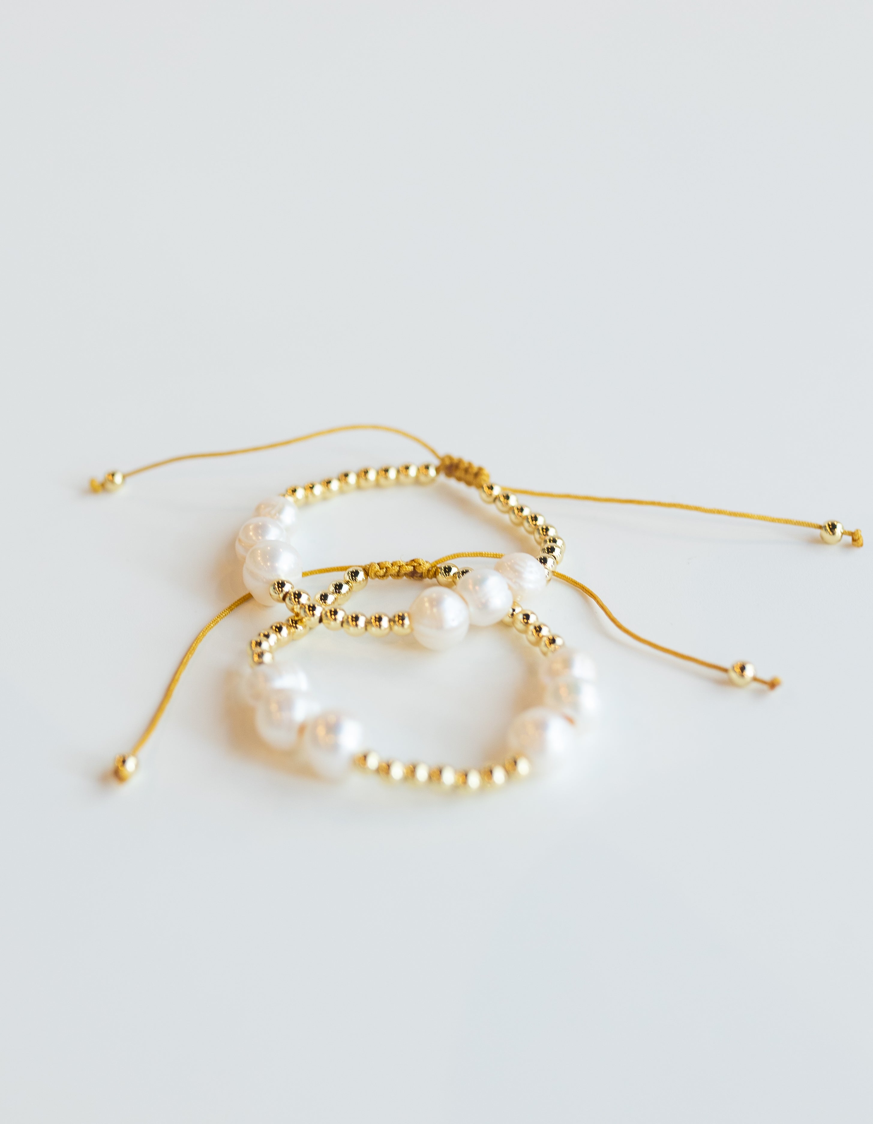 Pearl Cluster Adjustable Bracelet