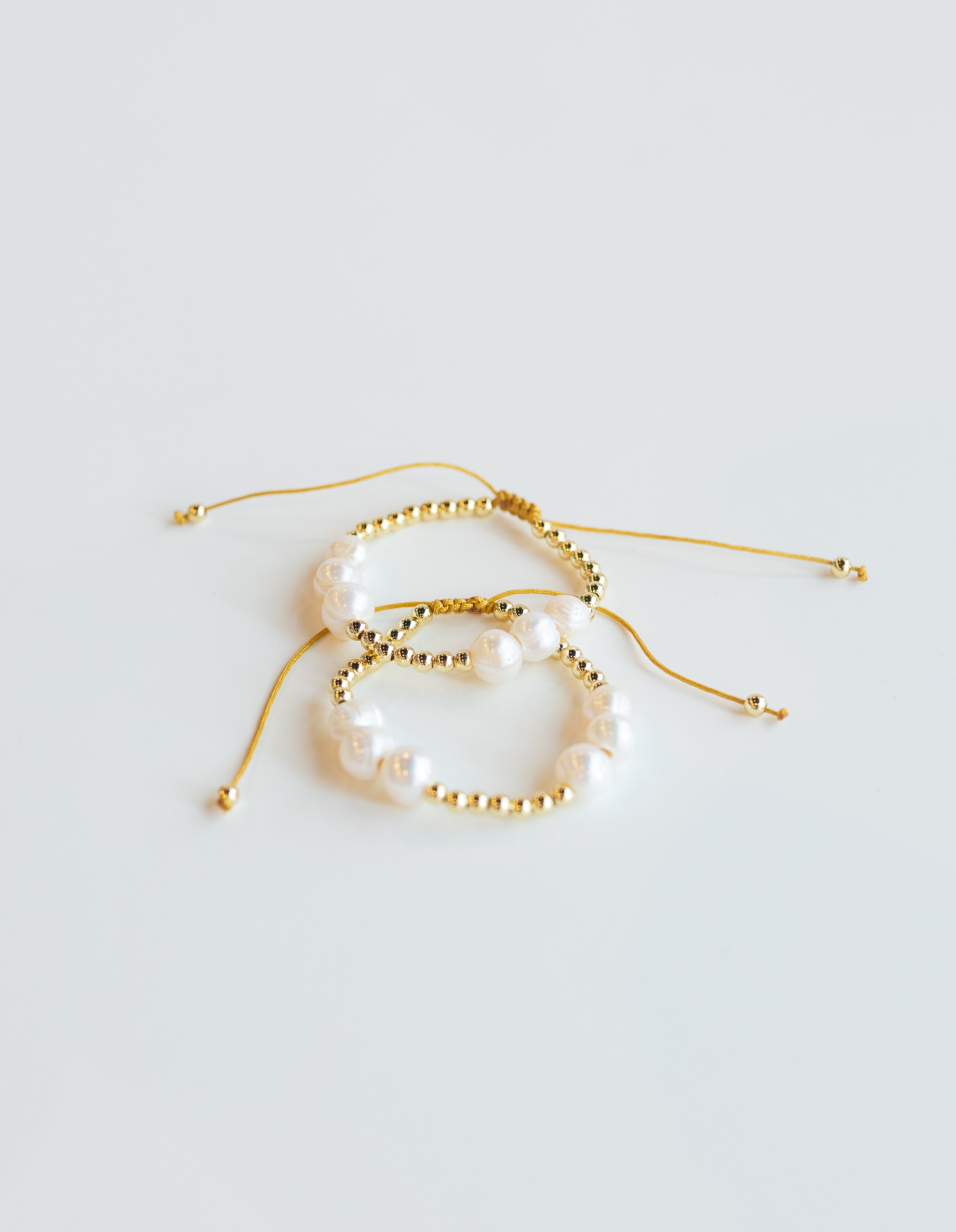 Pearl Cluster Adjustable Bracelet