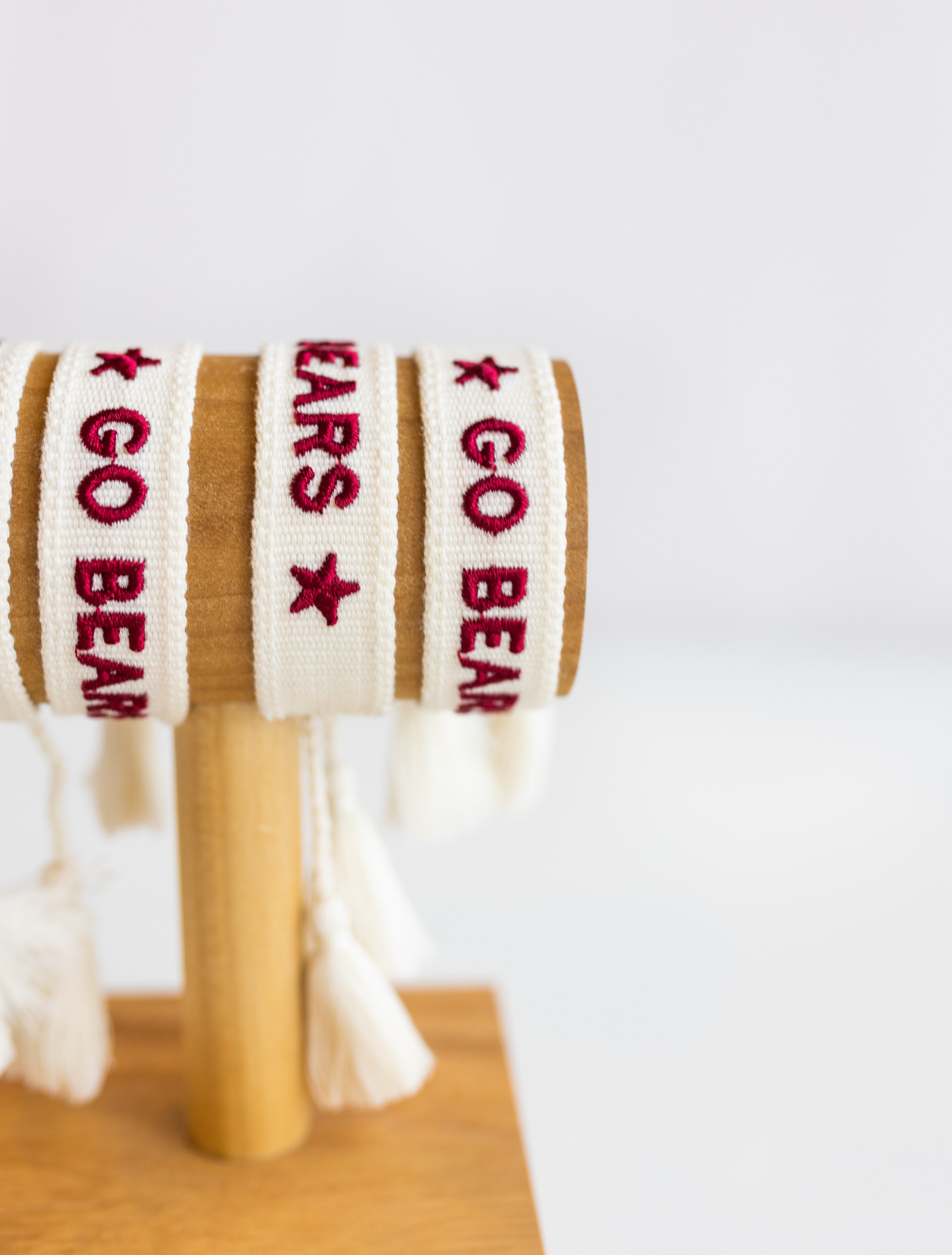 MSU Embroidered Bracelet