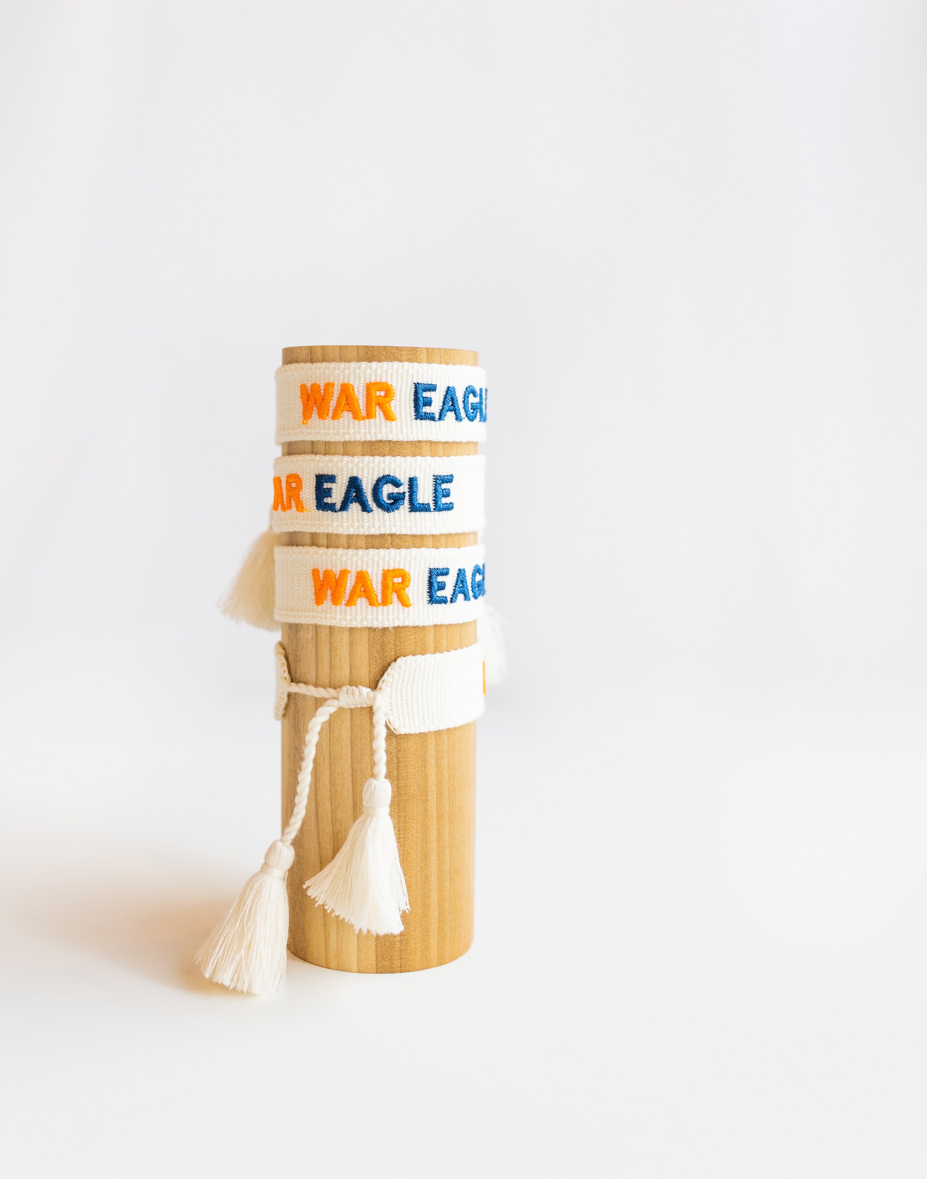 Auburn Embroidered Bracelet