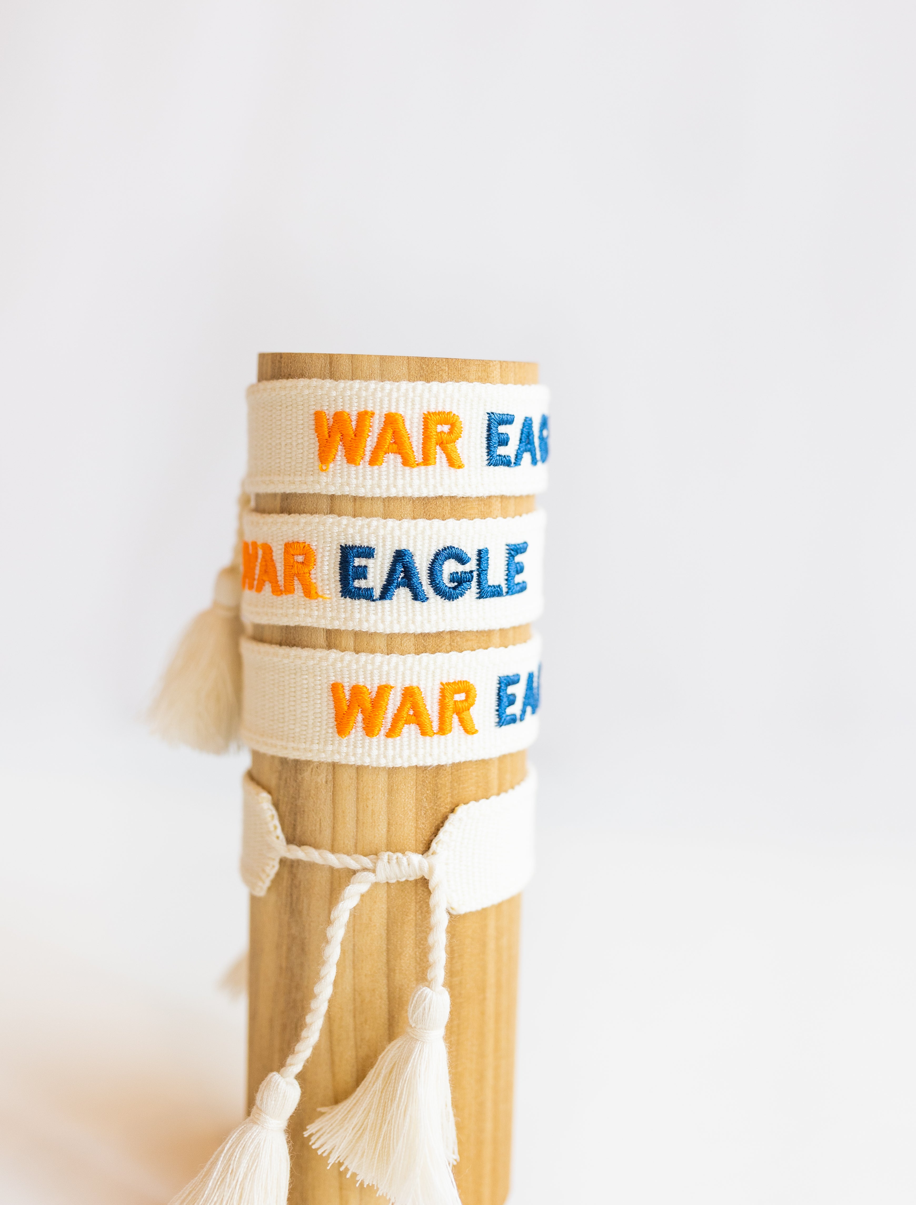 Auburn Embroidered Bracelet