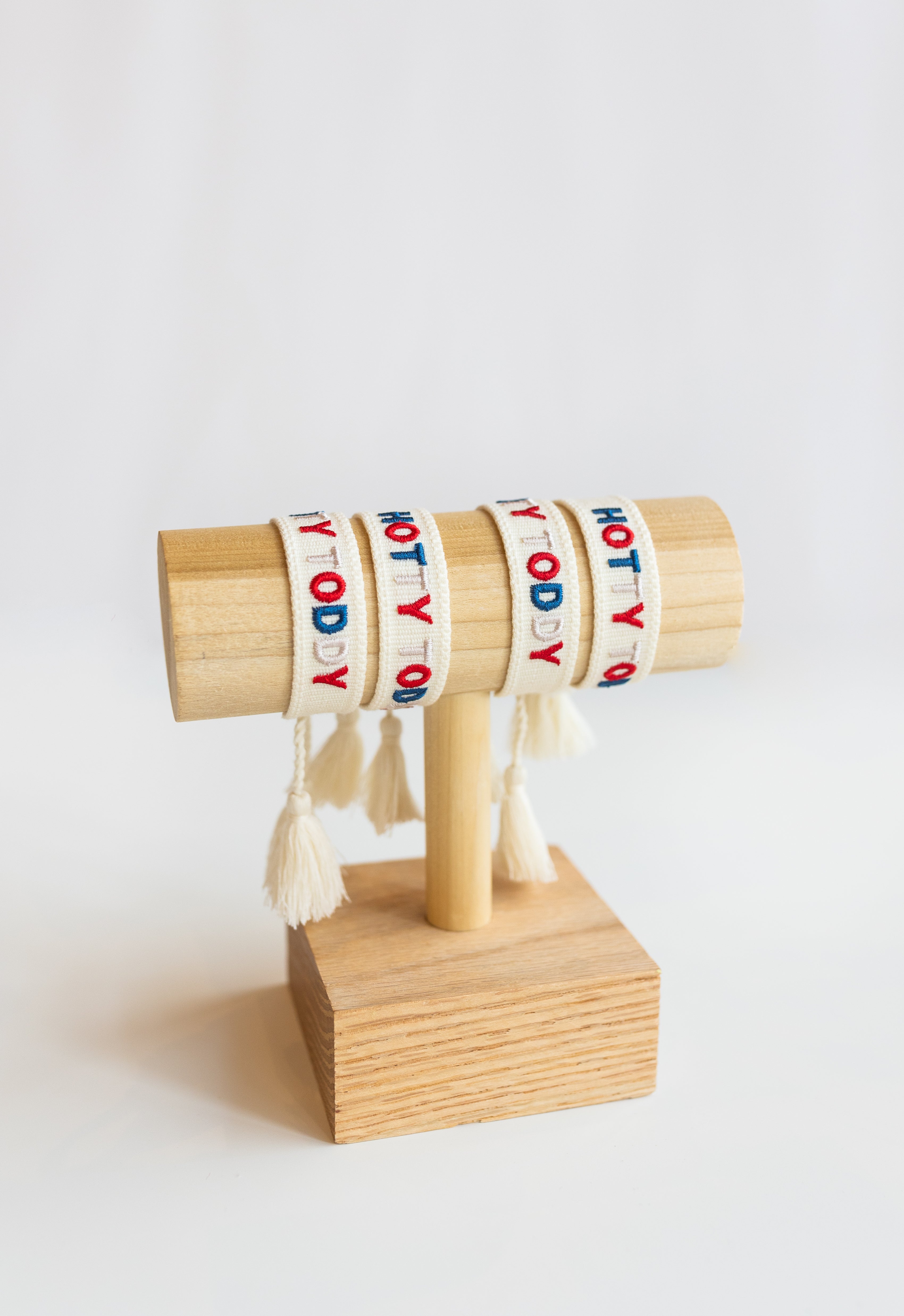 Ole Miss Embroidered Bracelet