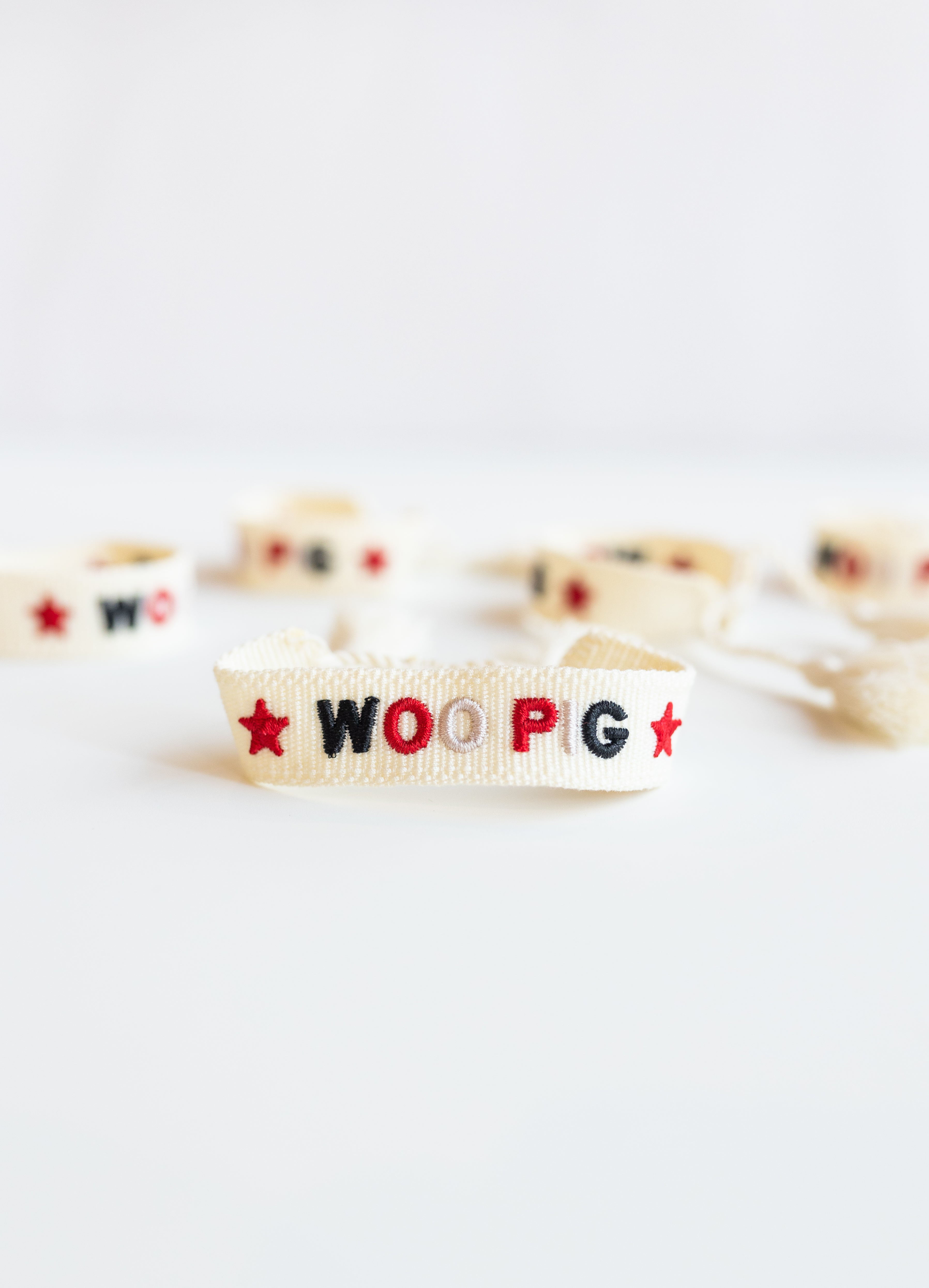 Arkansas Embroidered Bracelet