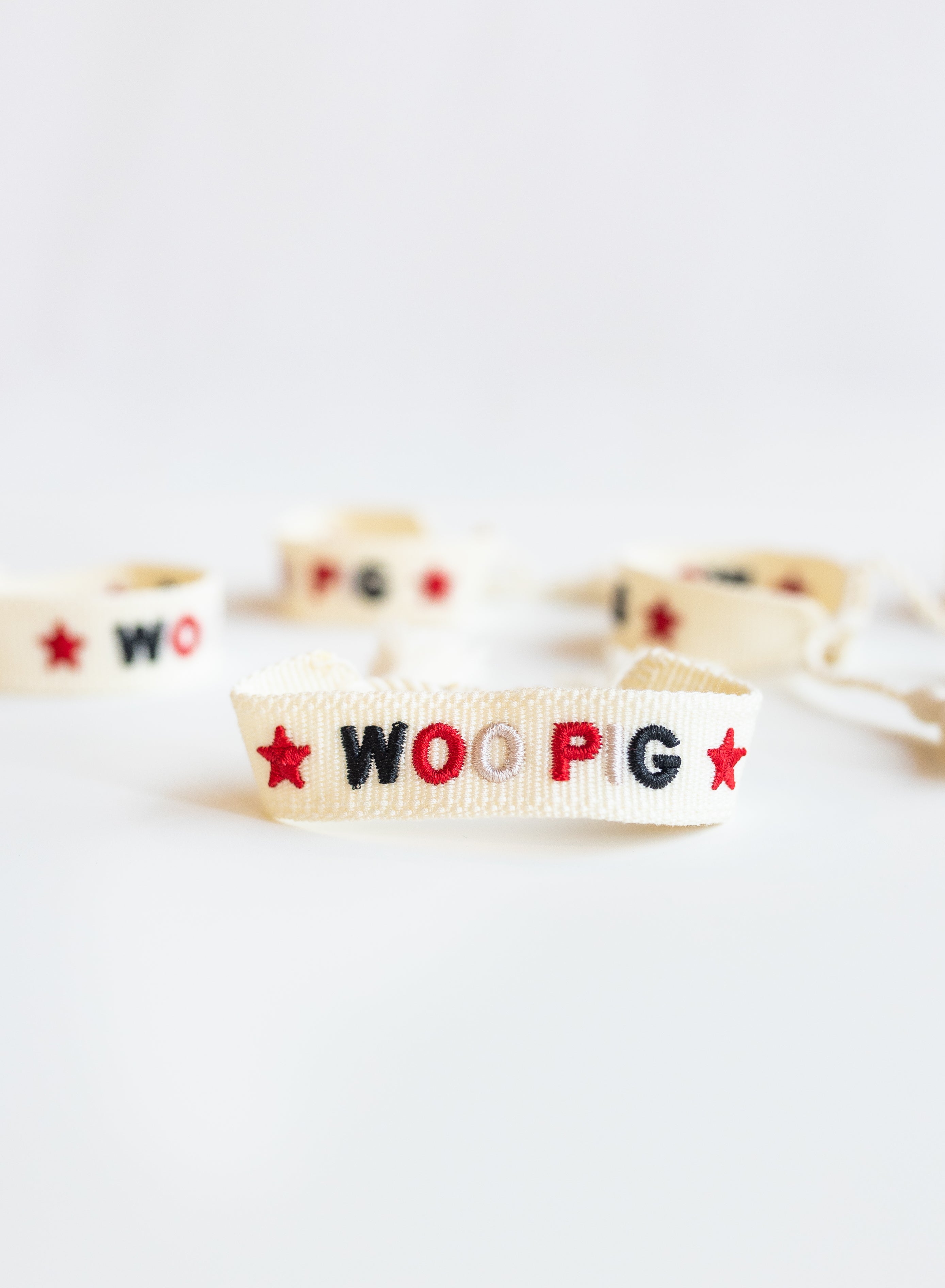 Arkansas Embroidered Bracelet