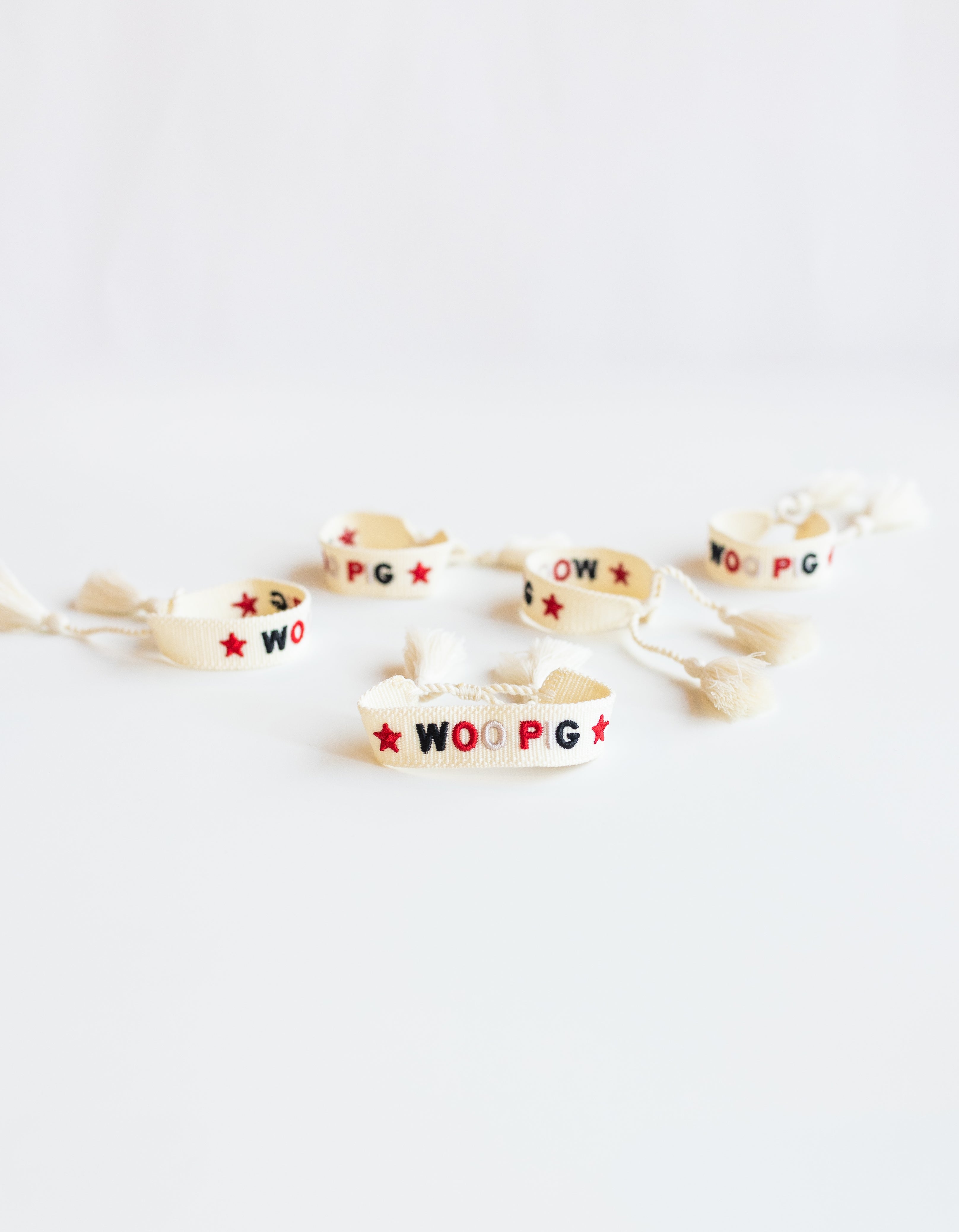 Arkansas Embroidered Bracelet