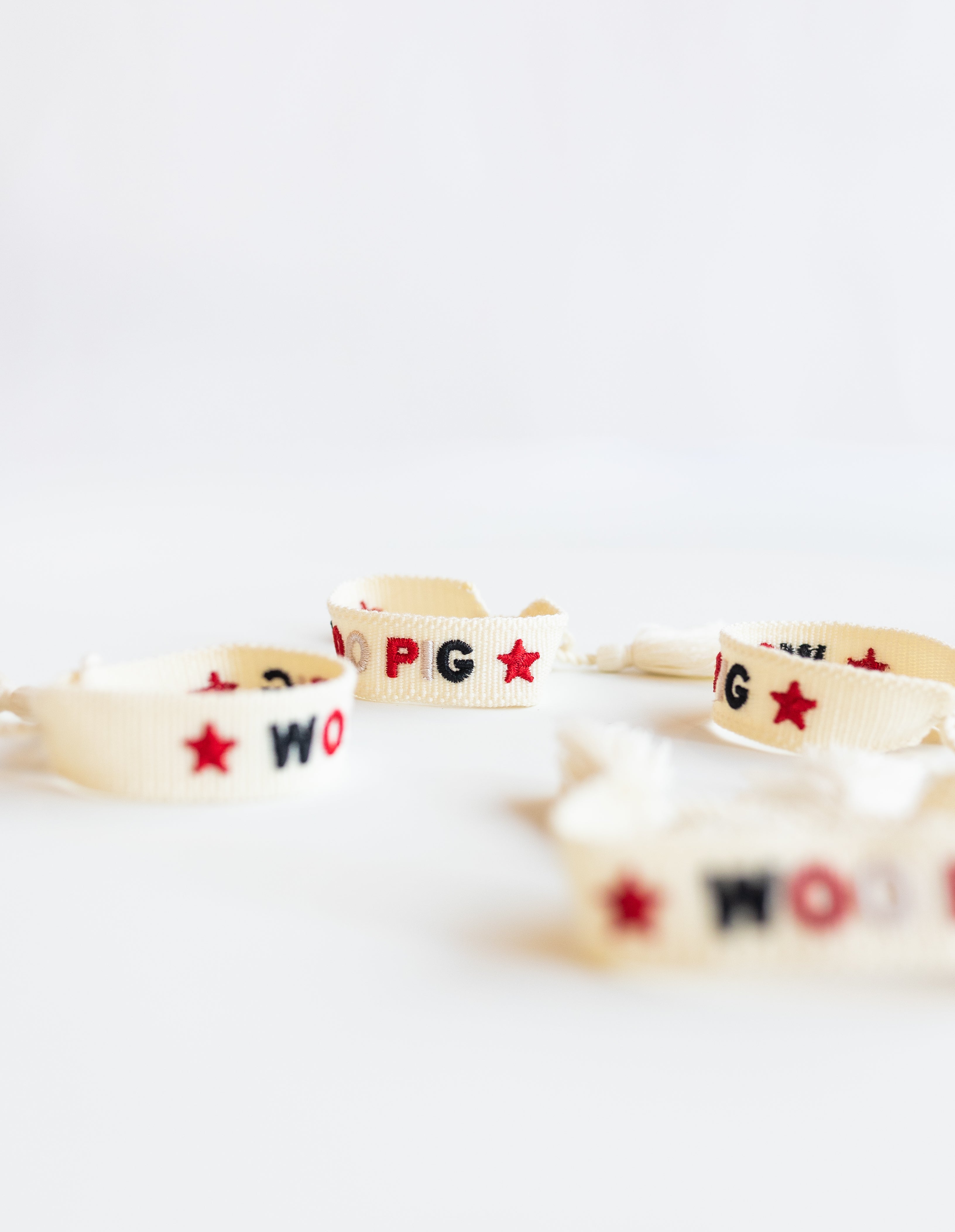 Arkansas Embroidered Bracelet